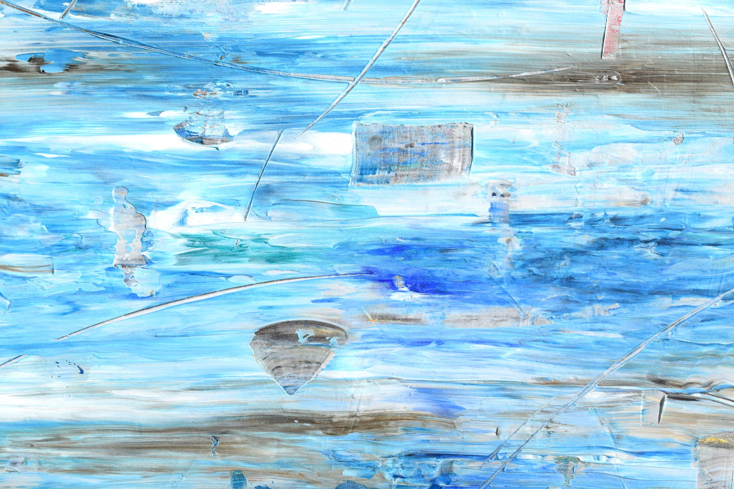 Strata in Blue and Gray - Image 2