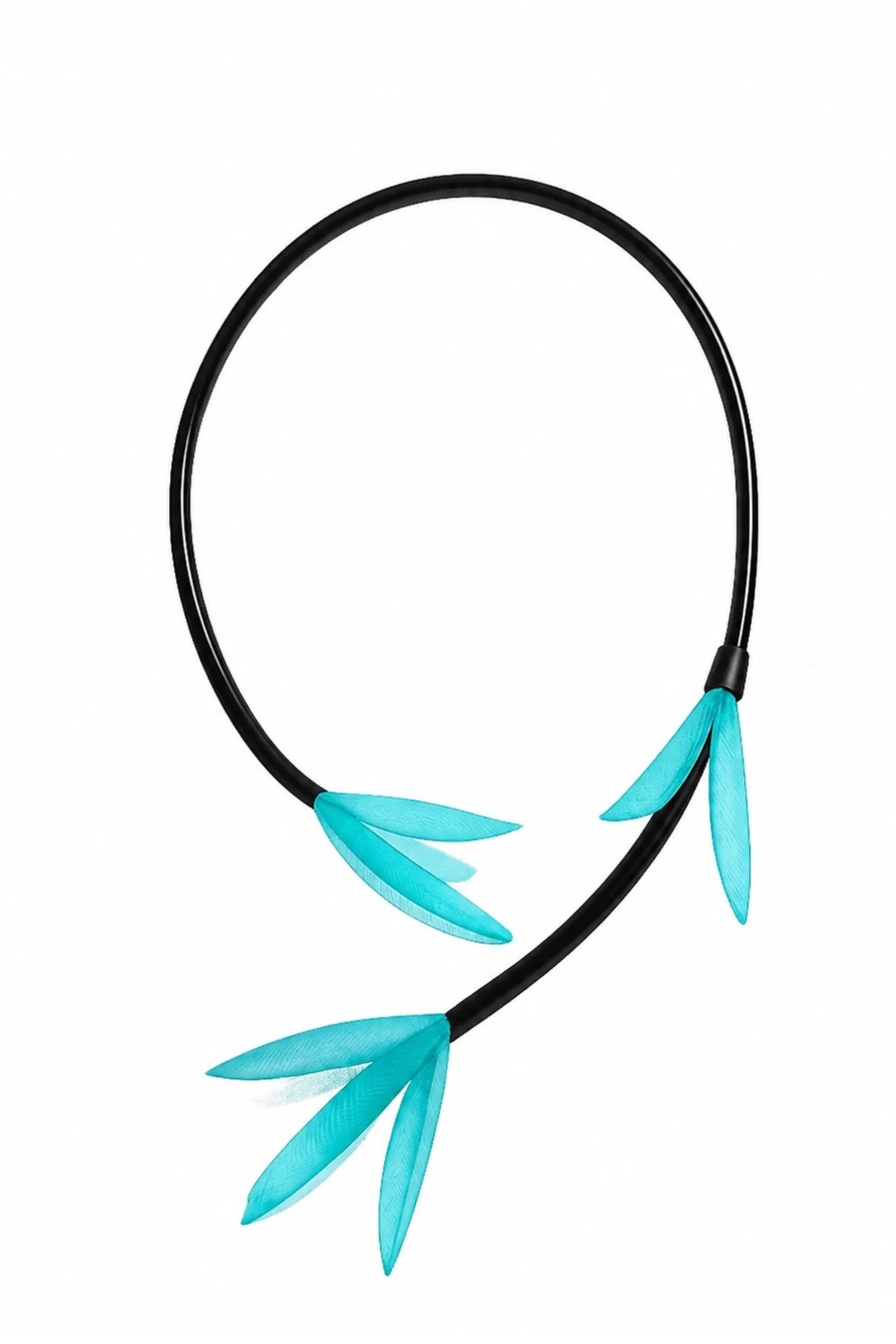 Aero Bloom Mesh Necklace - Blue