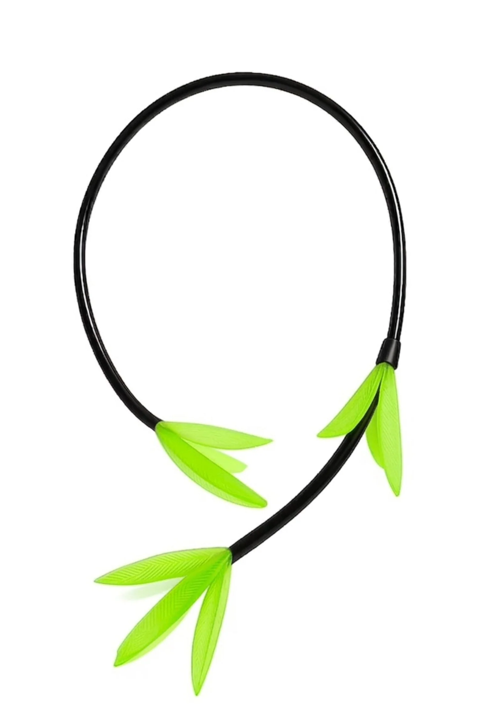 Aero Bloom Mesh Necklace - Green