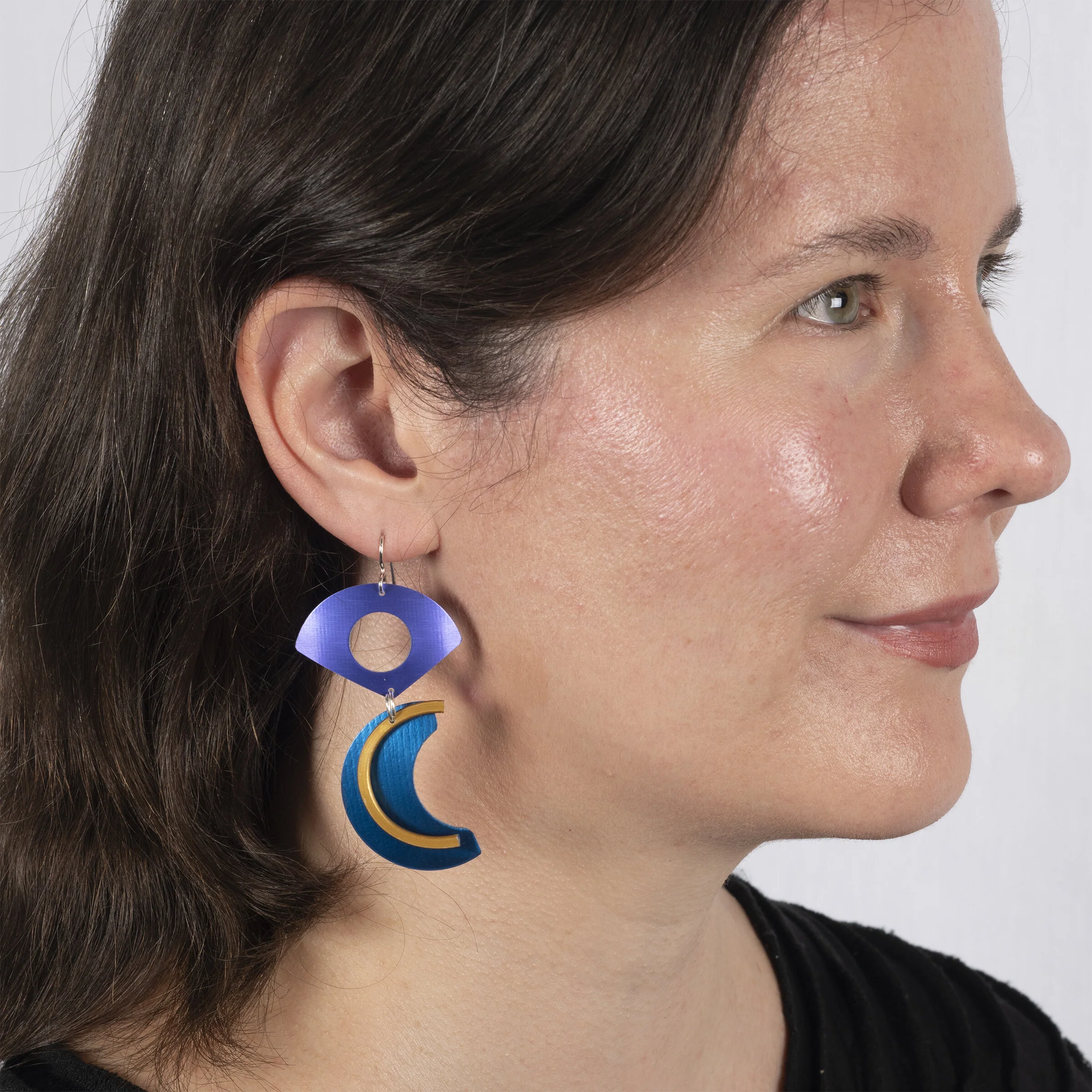 Alphabet B Earrings - Image 2