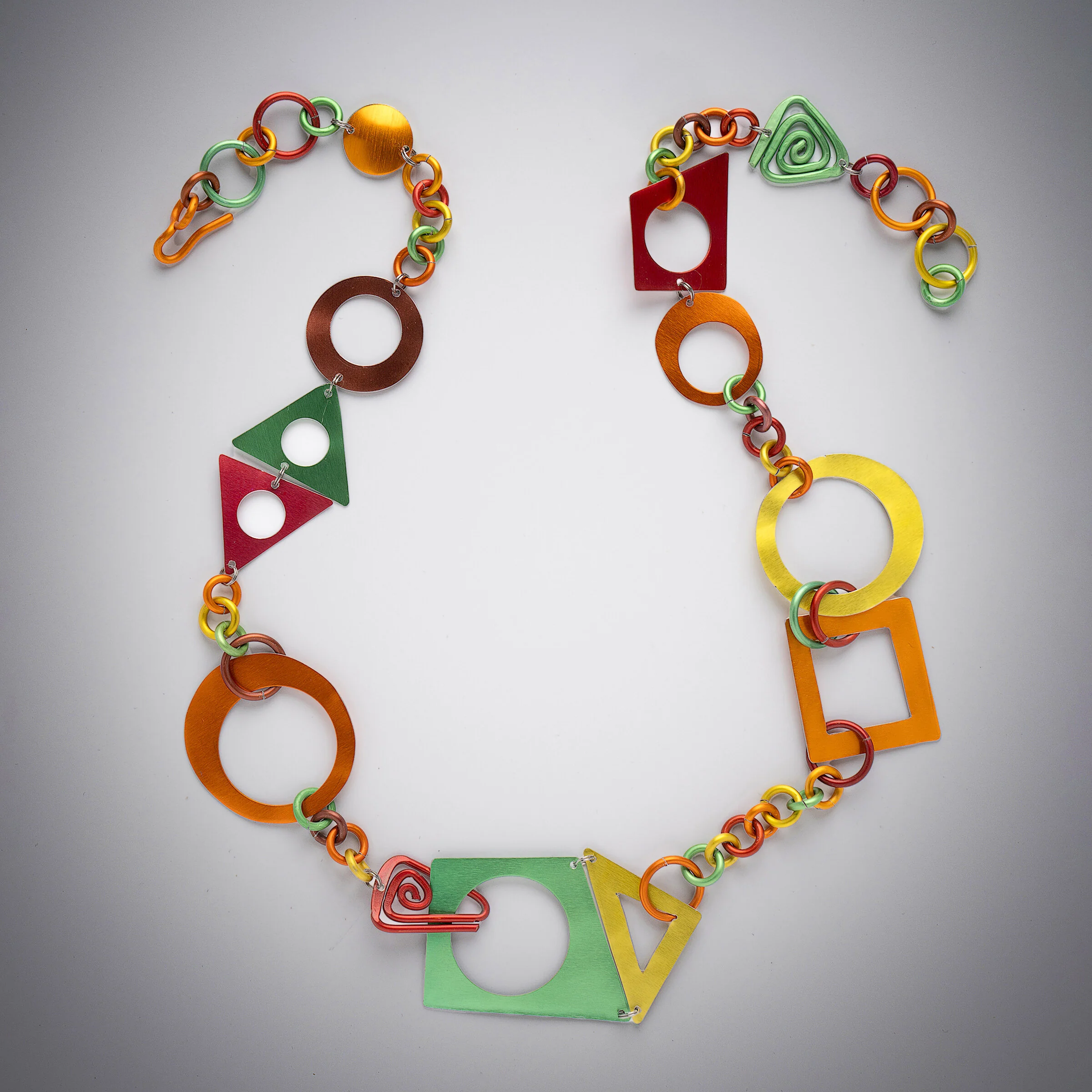 Sunlit Autumn Foliage Necklace