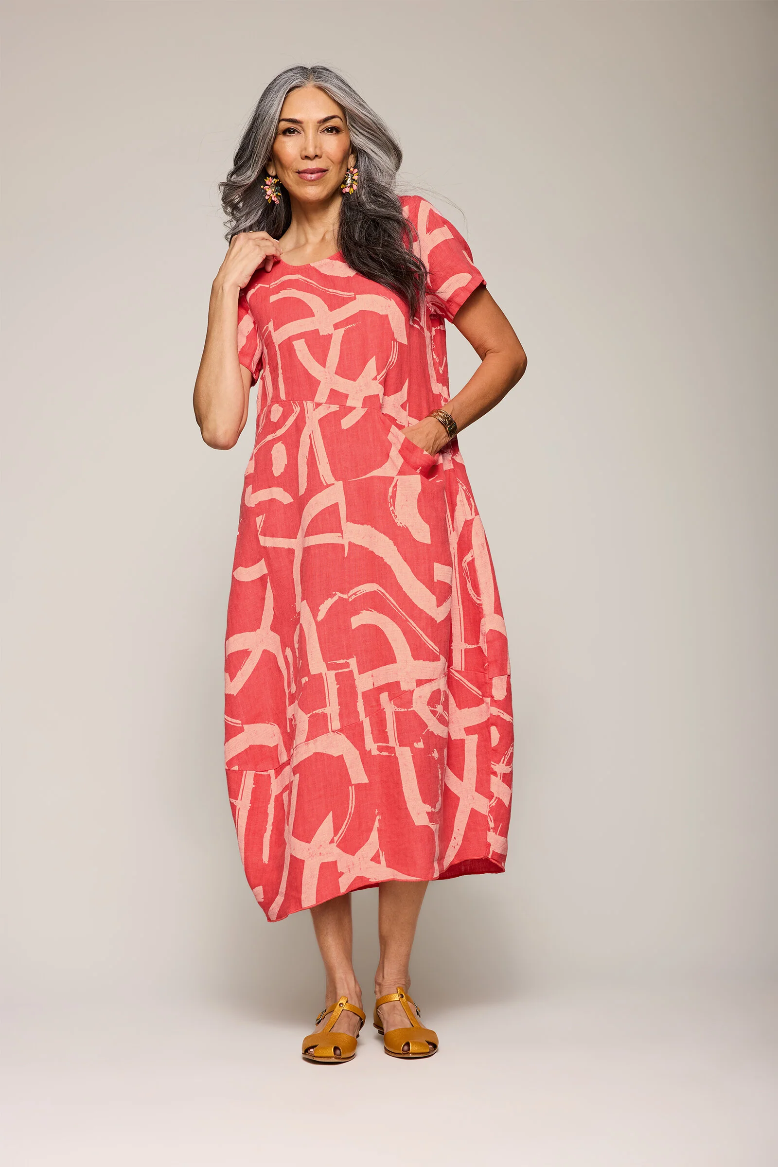 Amelia Dress - Poppy