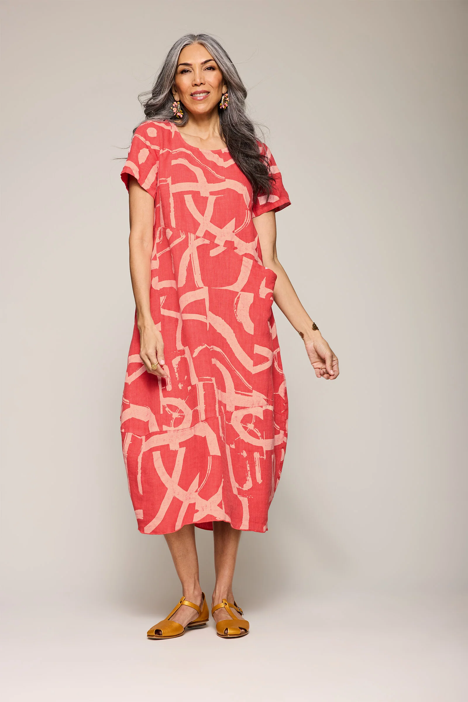 Amelia Dress - Poppy - Image 4