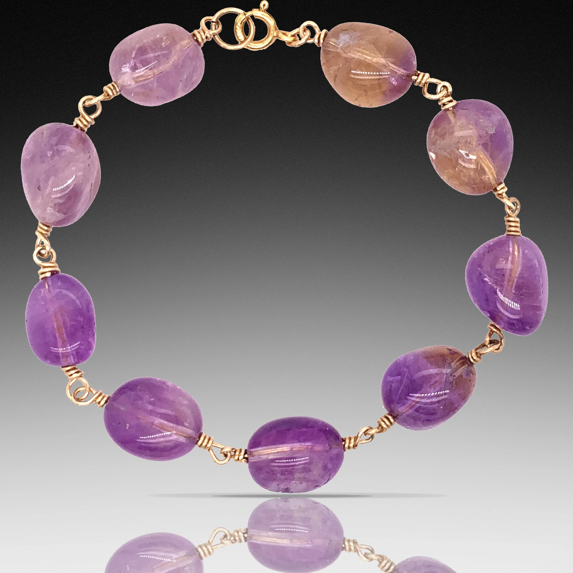 Ametrine Chunky Bracelet