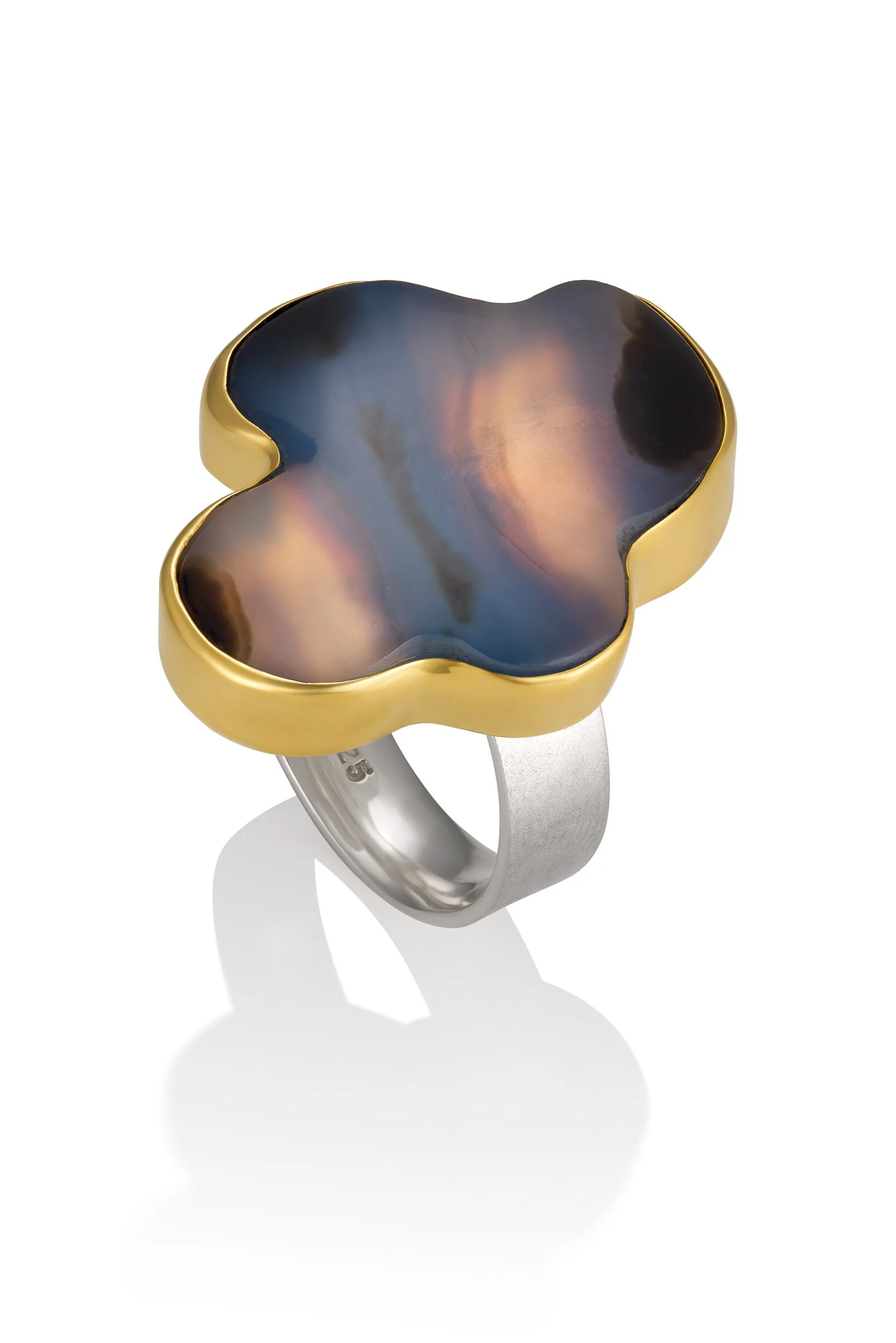 Amoeba Agate Ring - Image 2