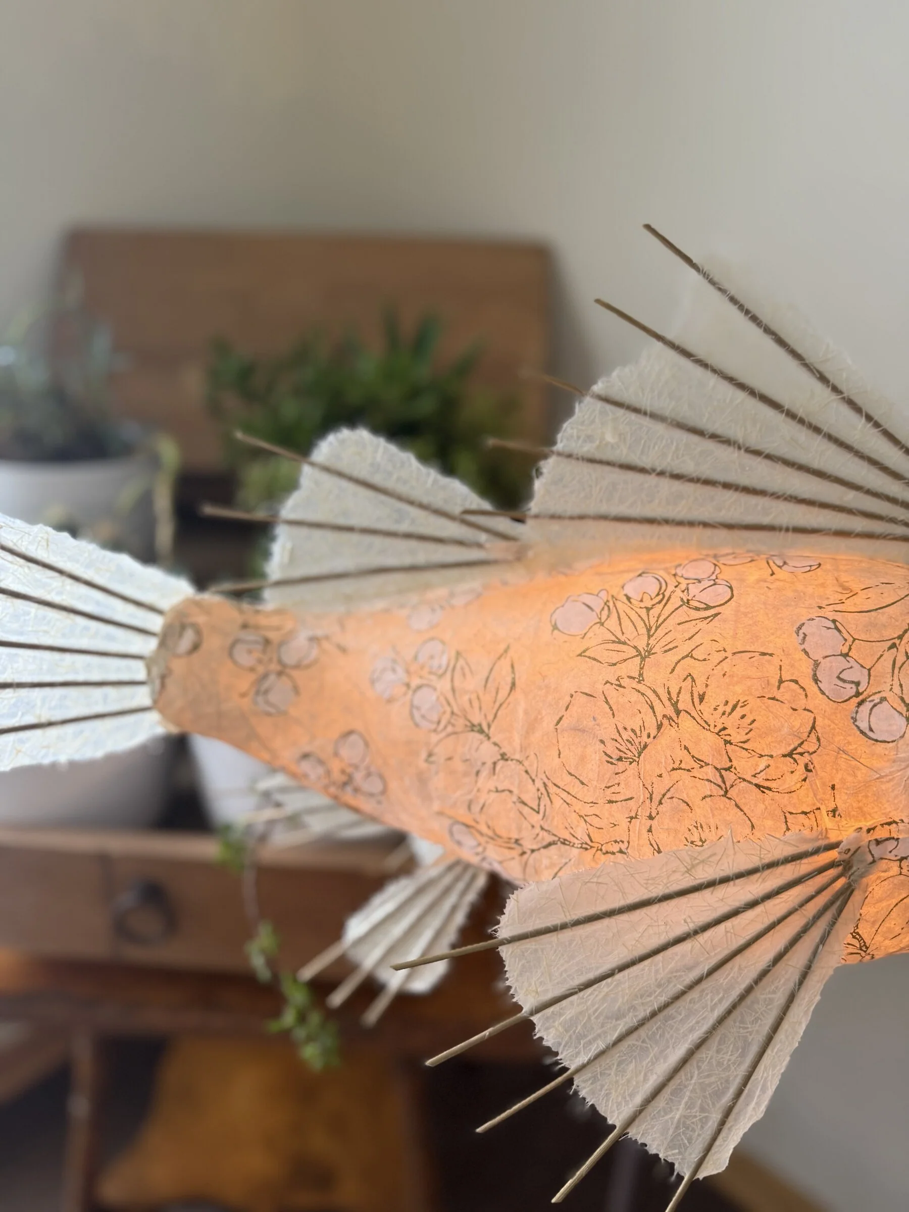 Apricot Koi Lamp - Image 3