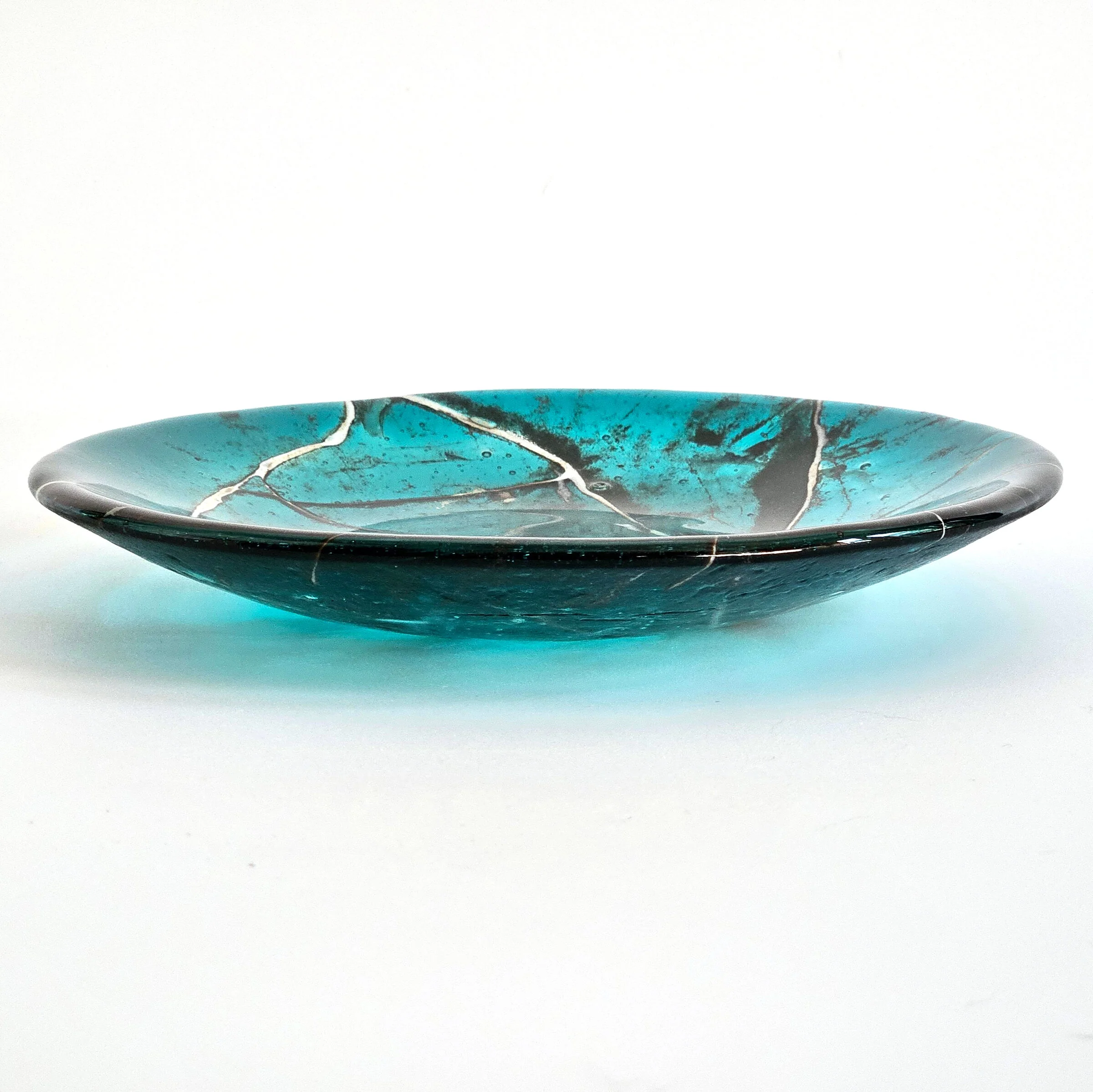 Aquamarine Sculptural Bowl - Resilience Series - Image 2