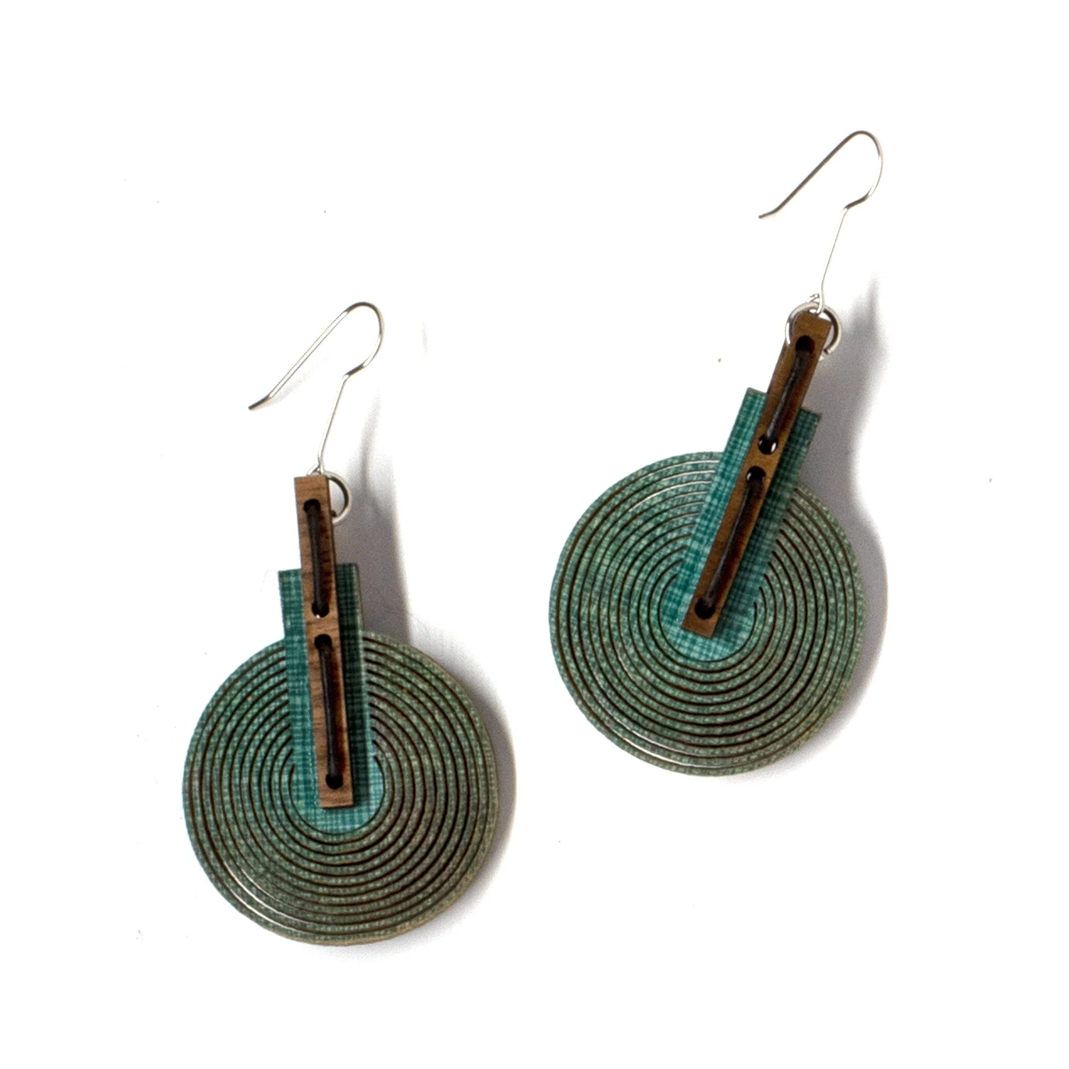 Area 51 Earrings - Copper Patina