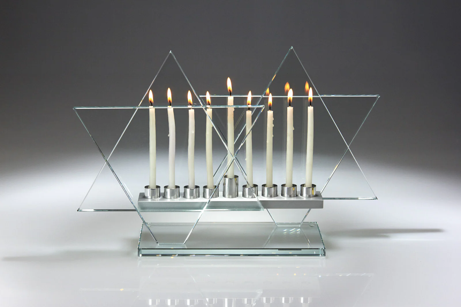 Crystal Clear Menorah Bet - Image 3