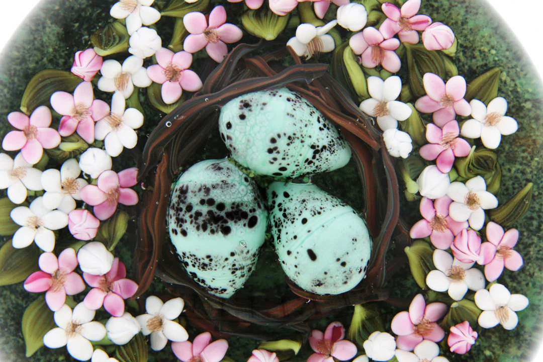 Robin's Eggs in Nest - Image 2