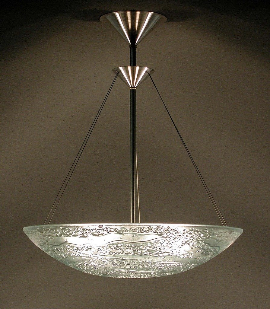 Water Series Ripple Pendant - Clear Water