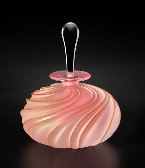 Gold Aurora Swirl Perfume Bottle - Image 5