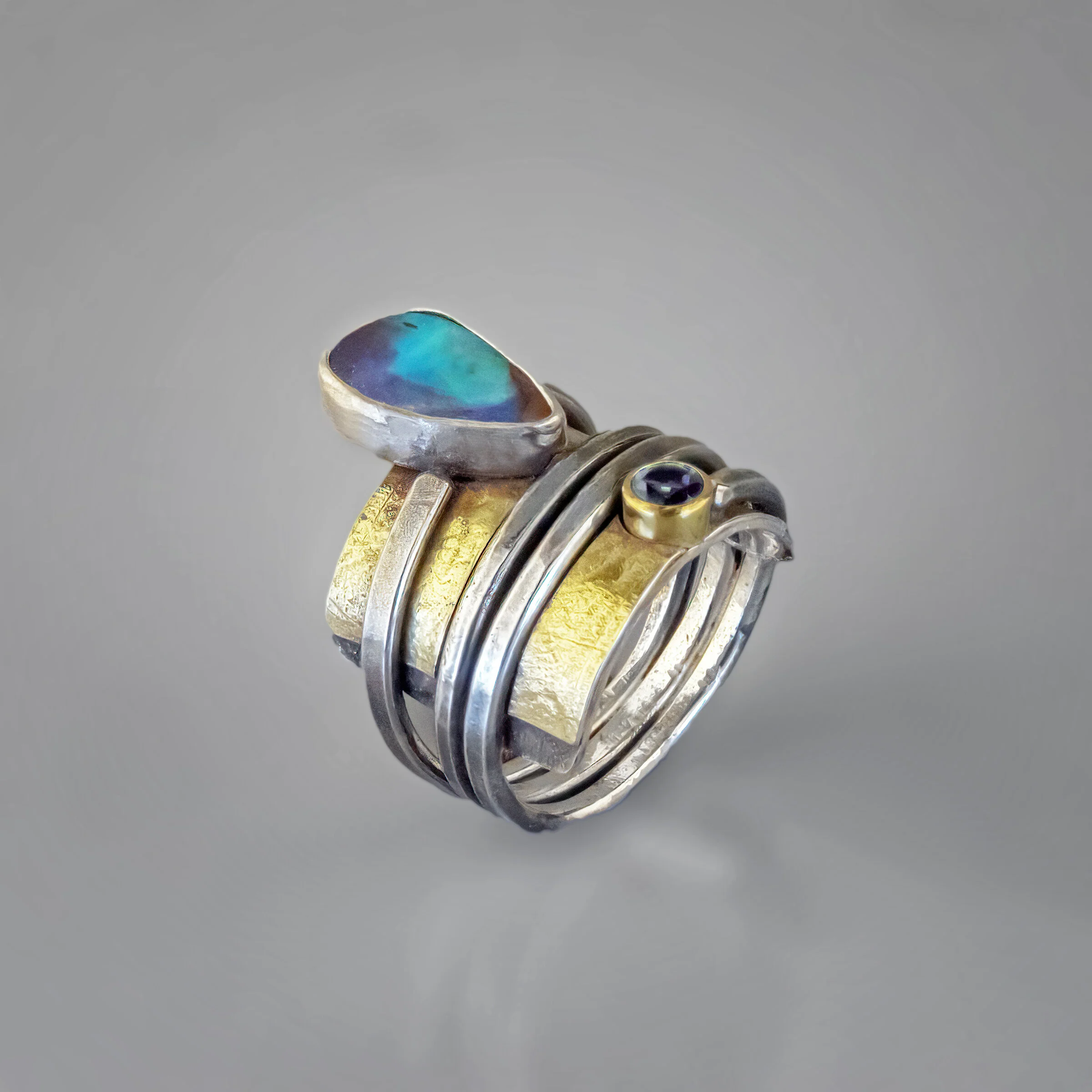 Australian Opal Wrapped Ring - Image 2