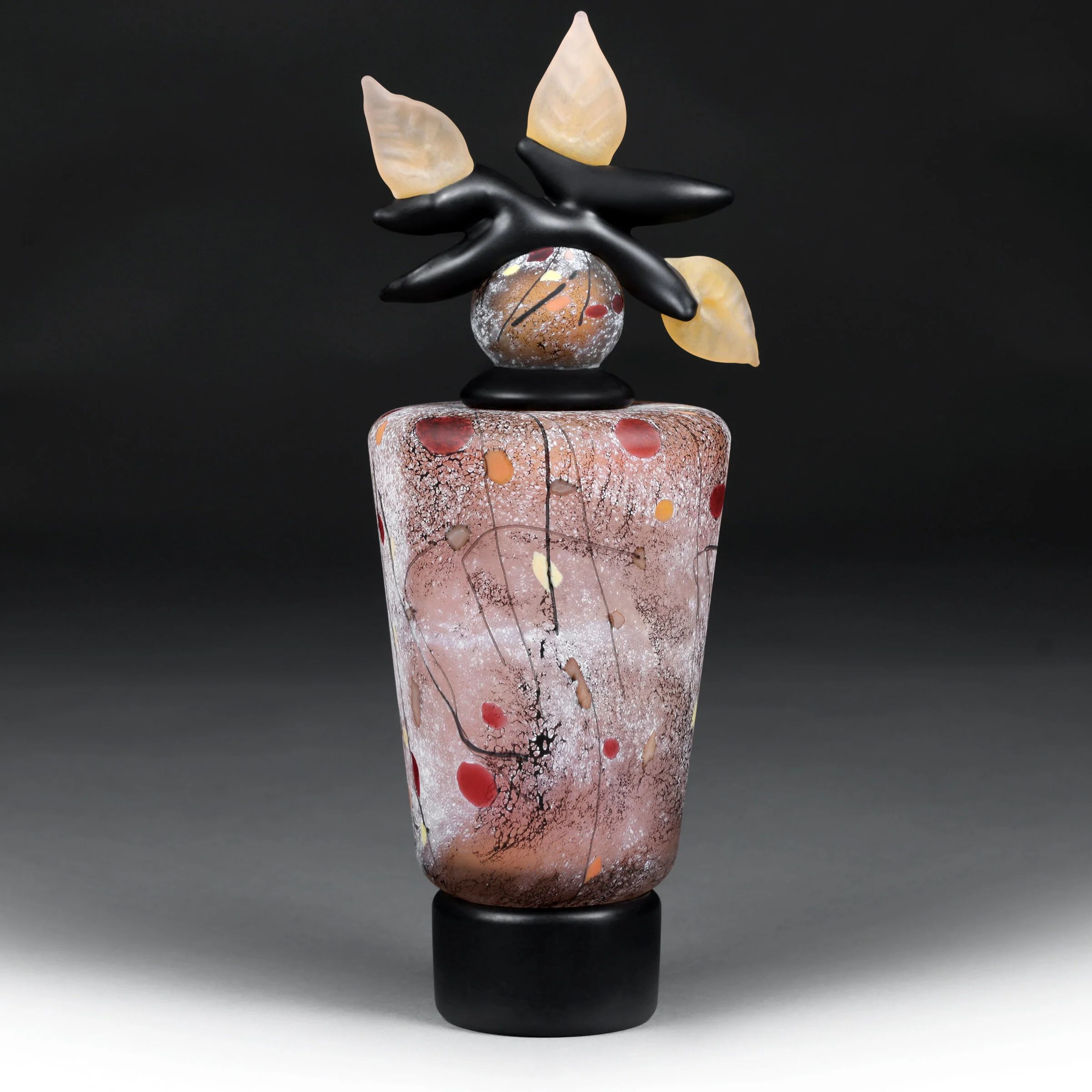 Autumn Rose Tall Tapered Cylinder