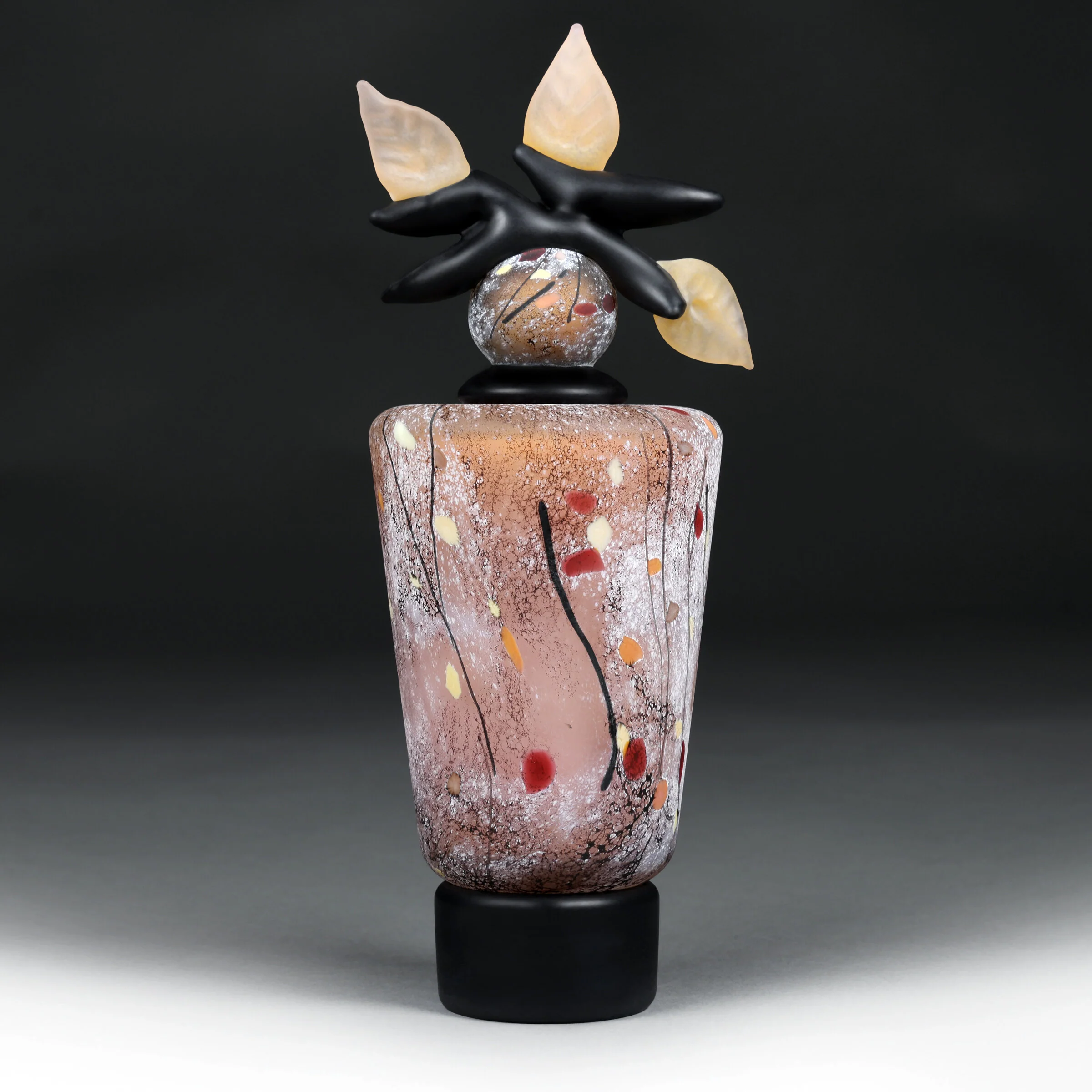 Autumn Rose Tall Tapered Cylinder - Image 2