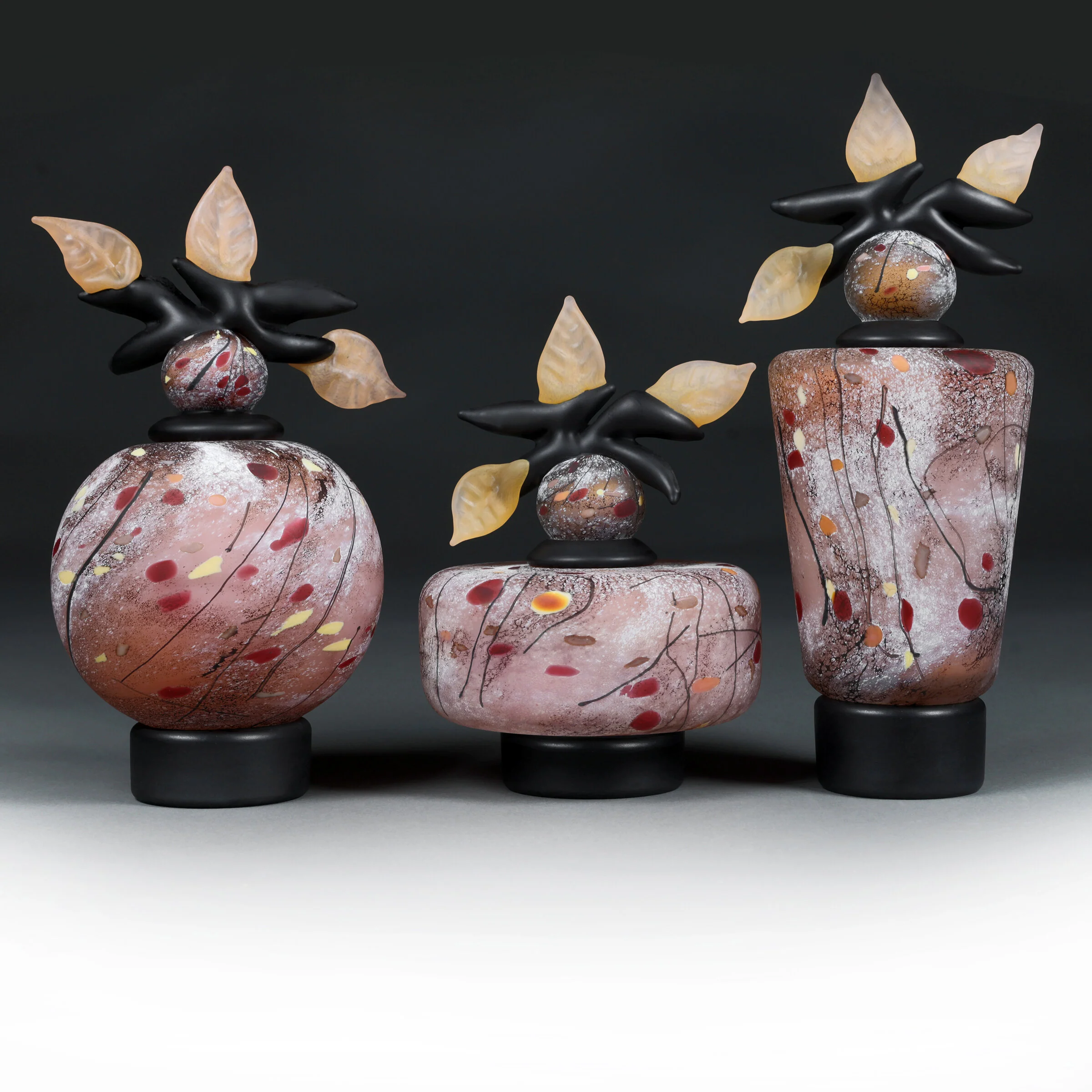 Autumn Rose Tall Tapered Cylinder - Image 5