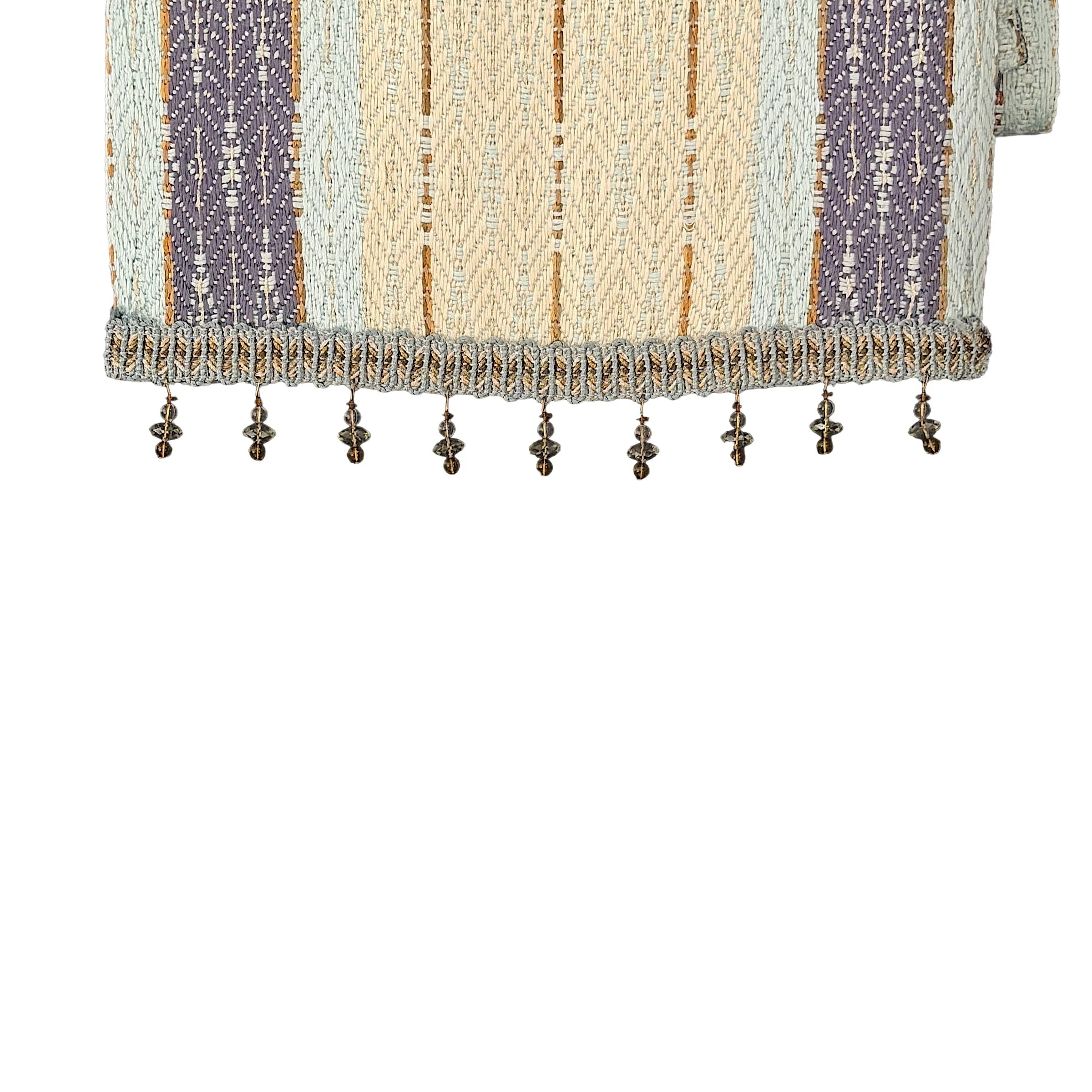 Handwoven Mist Bamboo Table Runner - Image 3