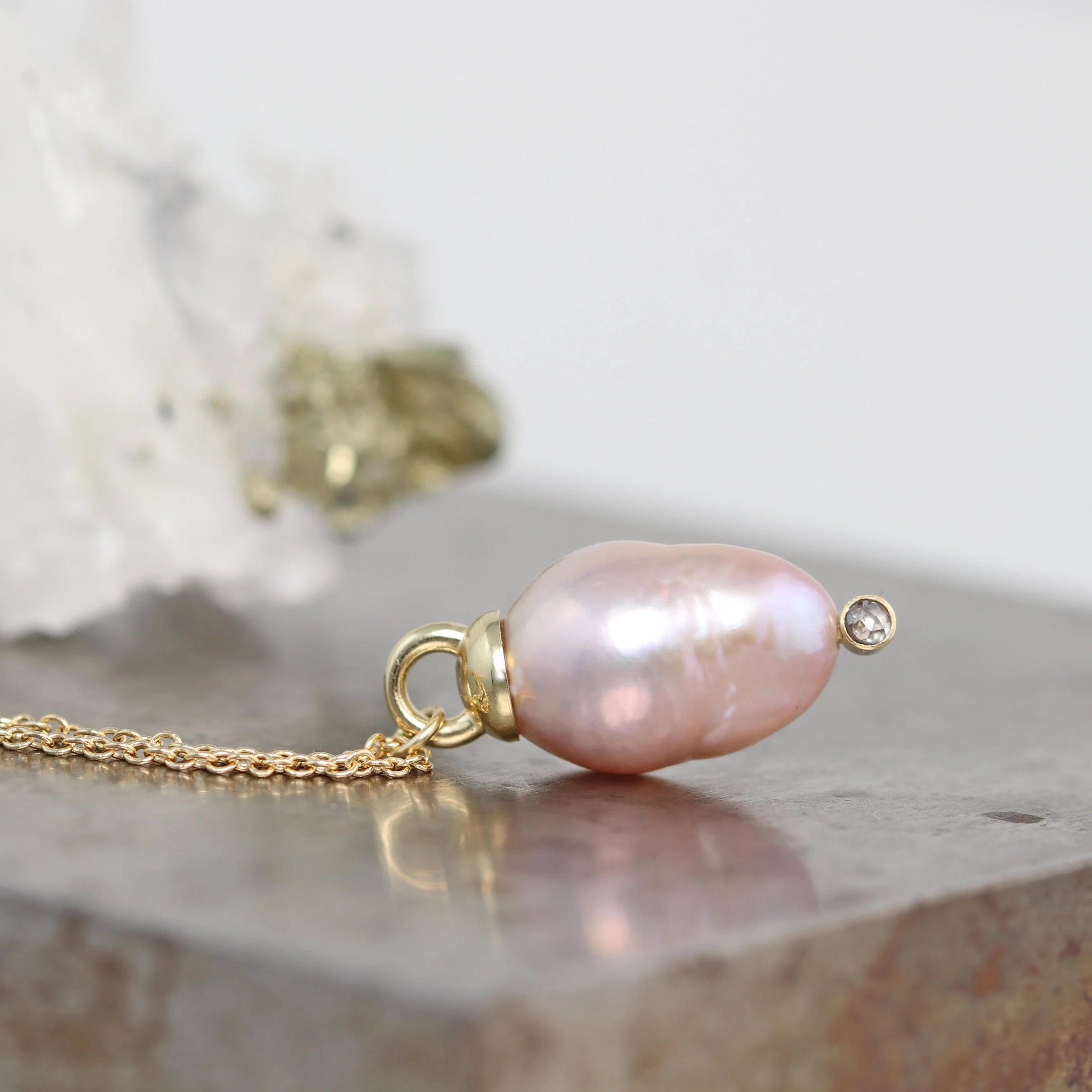 Baroque Pearl Pendant - Image 2