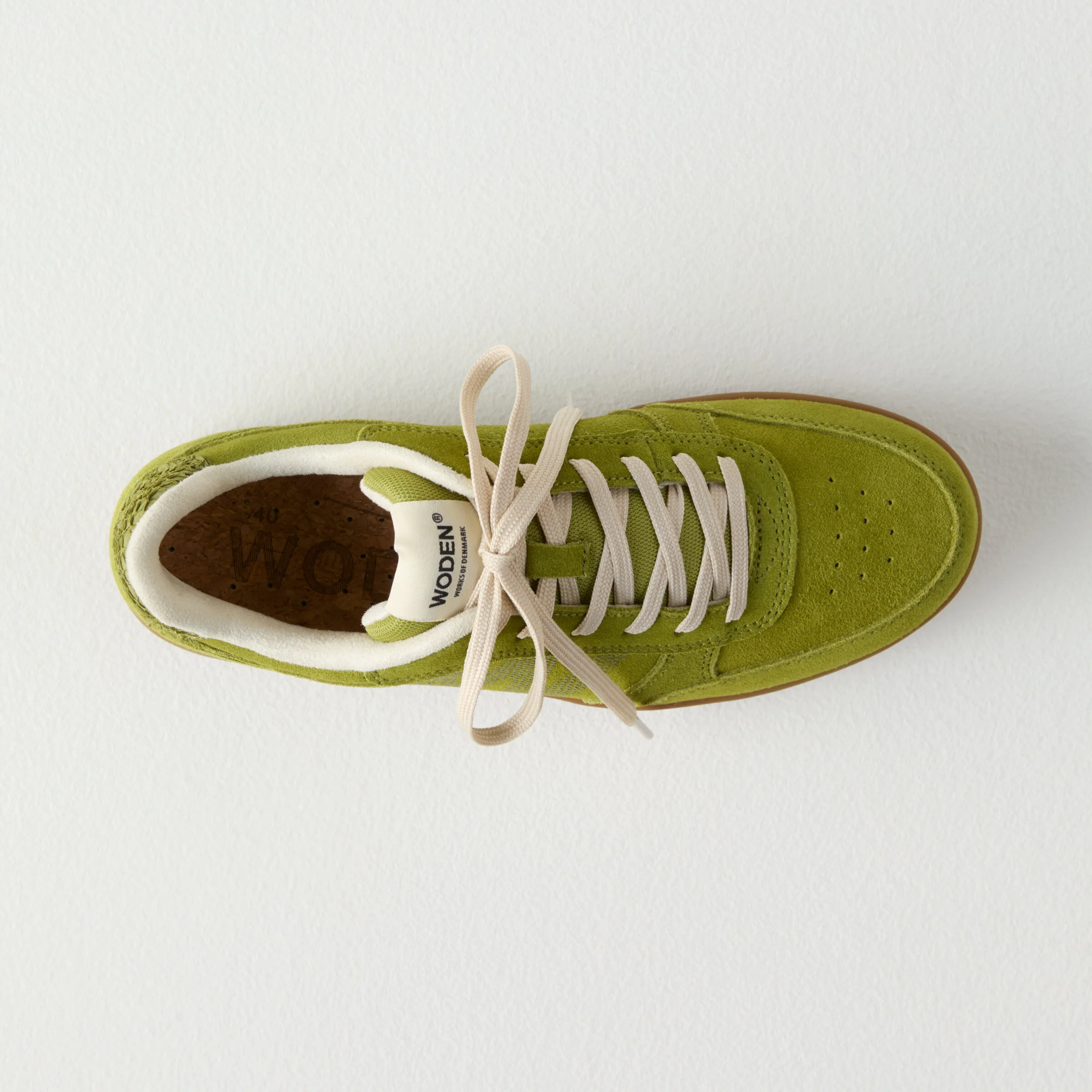 Bjork Sneaker - Lime Suede - Image 2