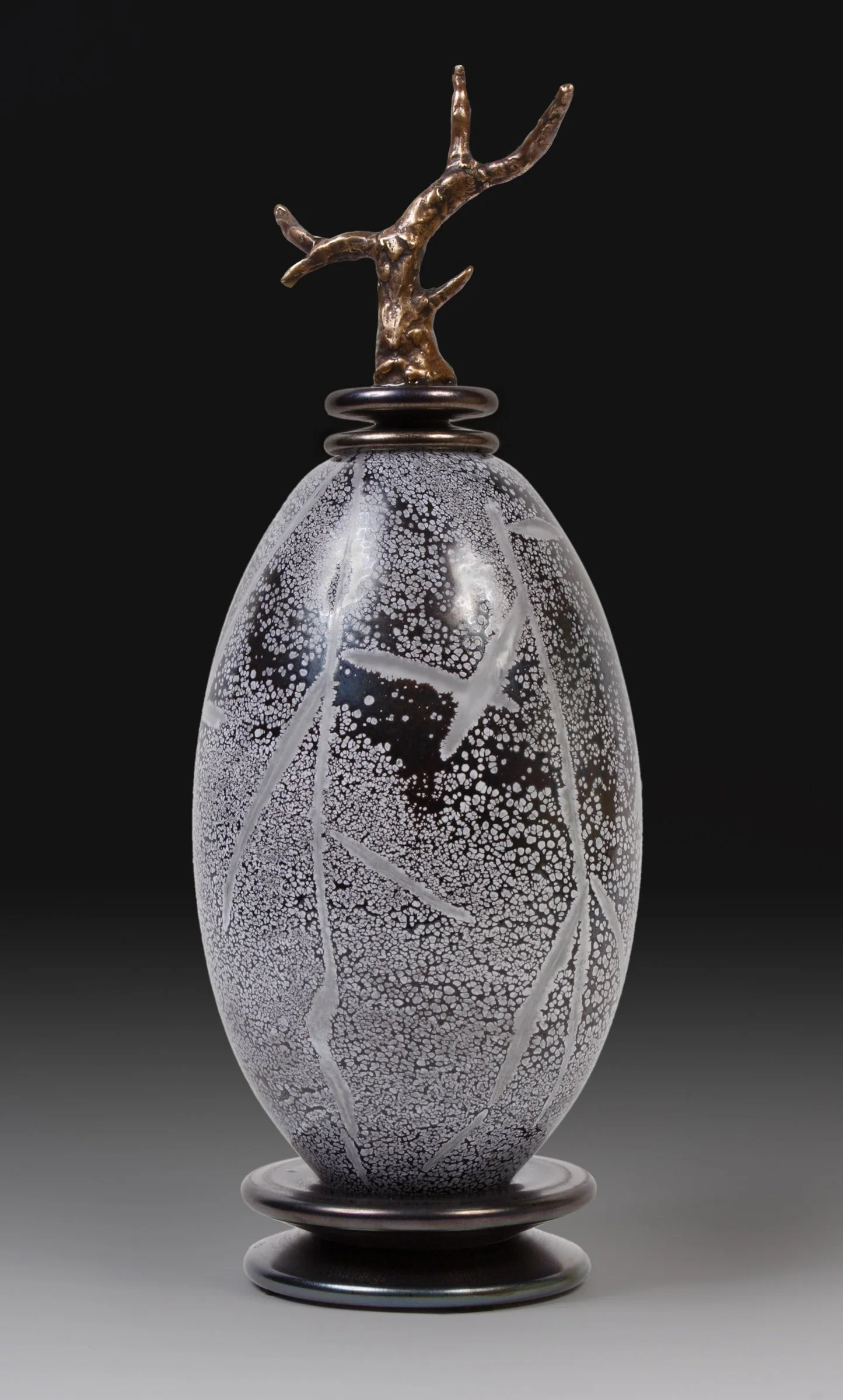 Black and White Elongated Sphere