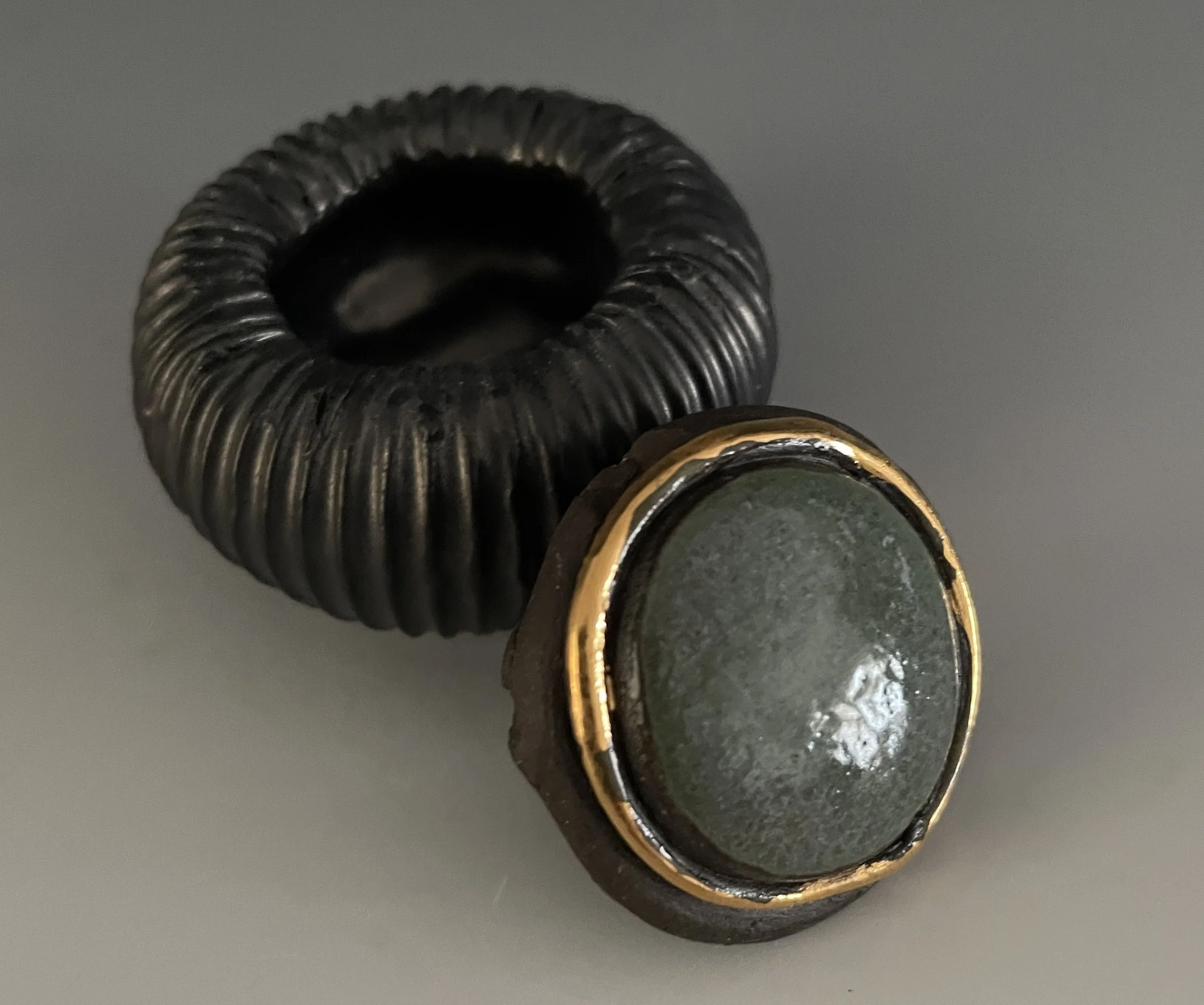 Black Enameled Box - Image 2