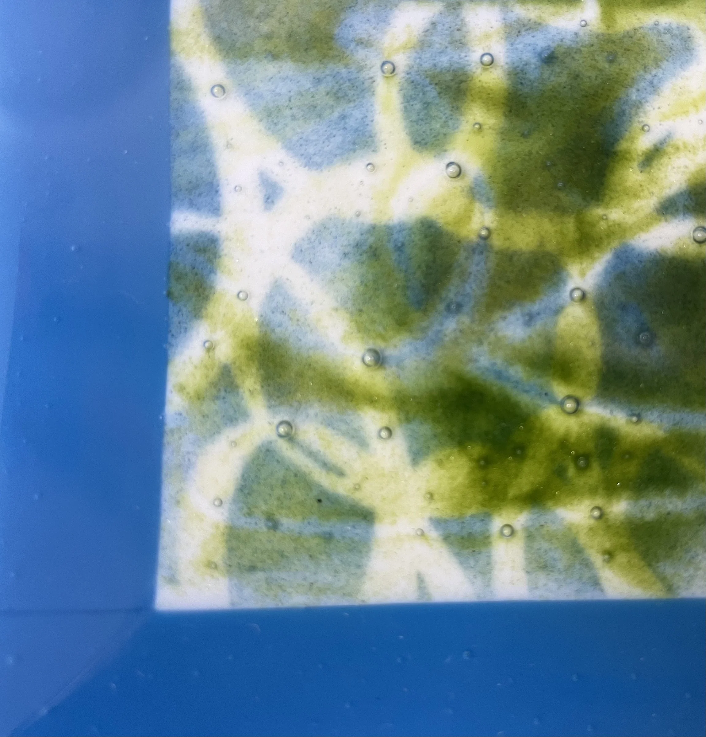 Blue Green Swirl Dishes - Image 3