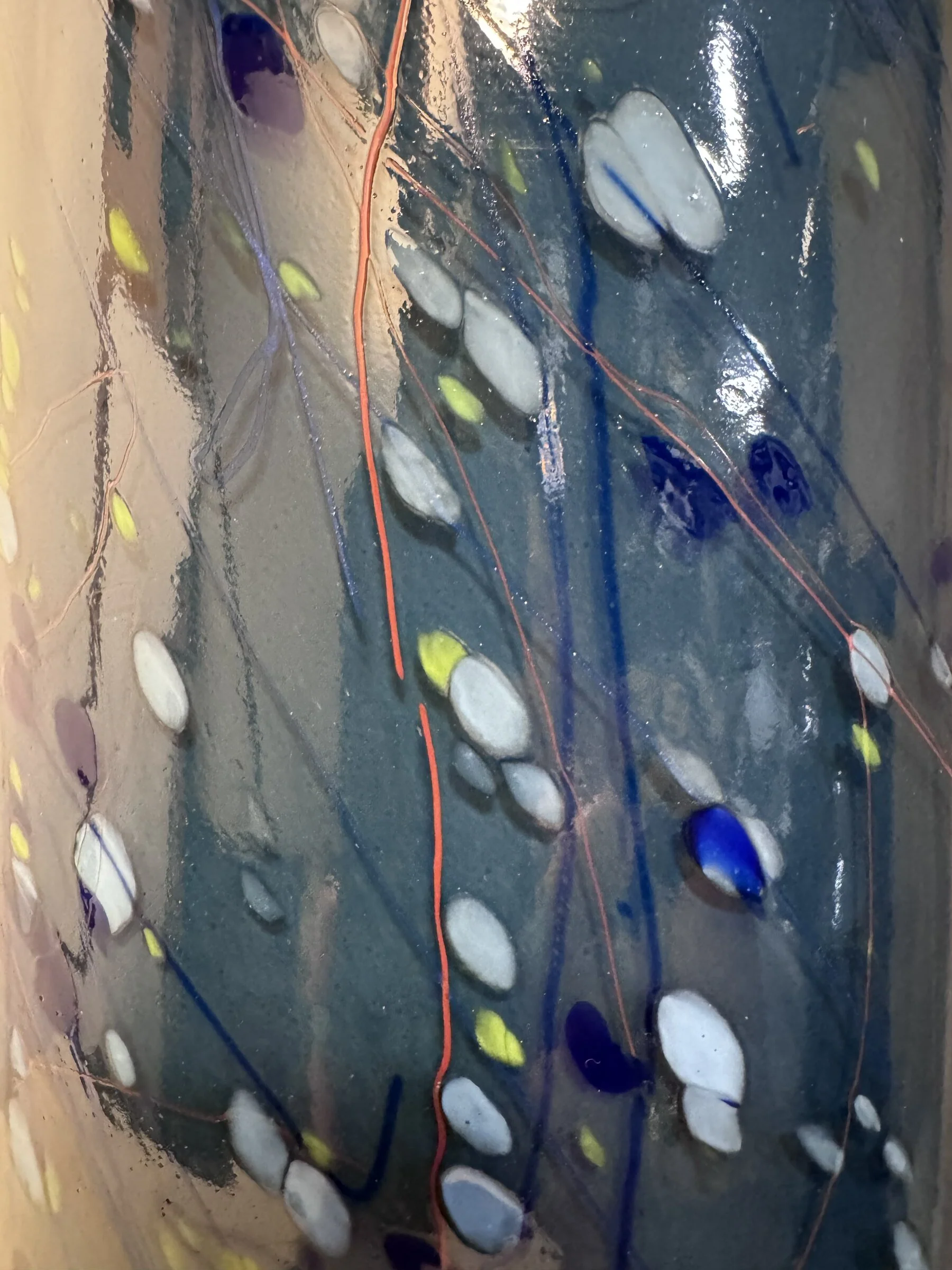Blue Steel Cylinder Sconce - Image 2