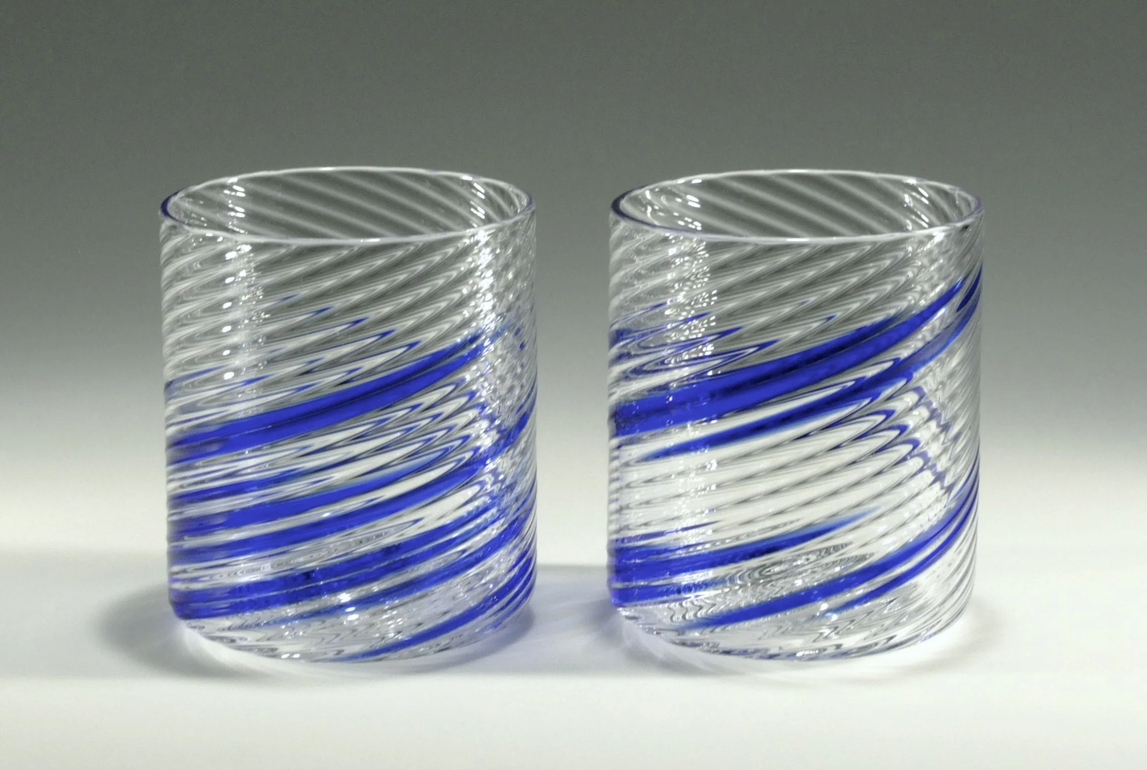 Blue Stripe Glasses - Image 6