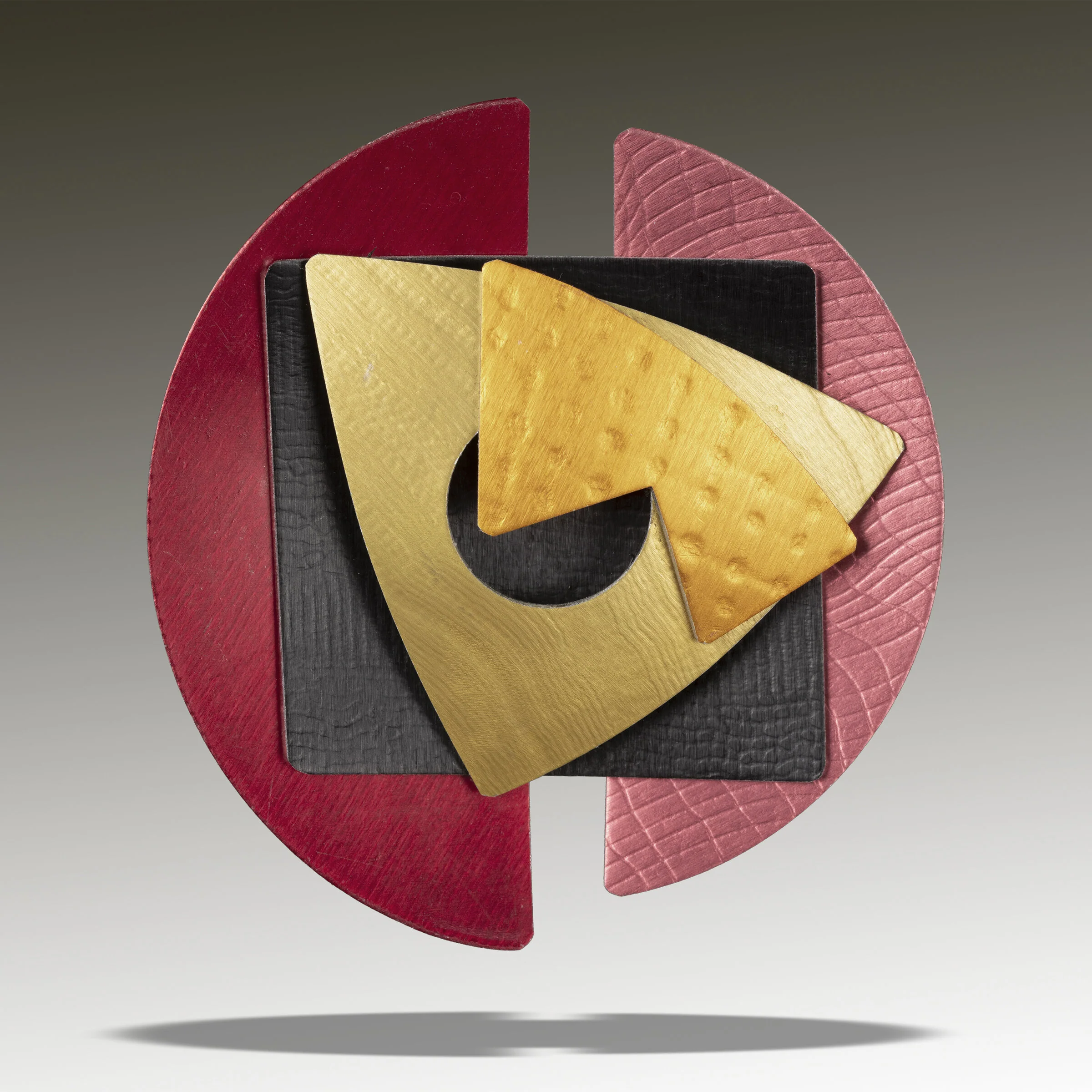 Brana Pin - Red, Black & Gold