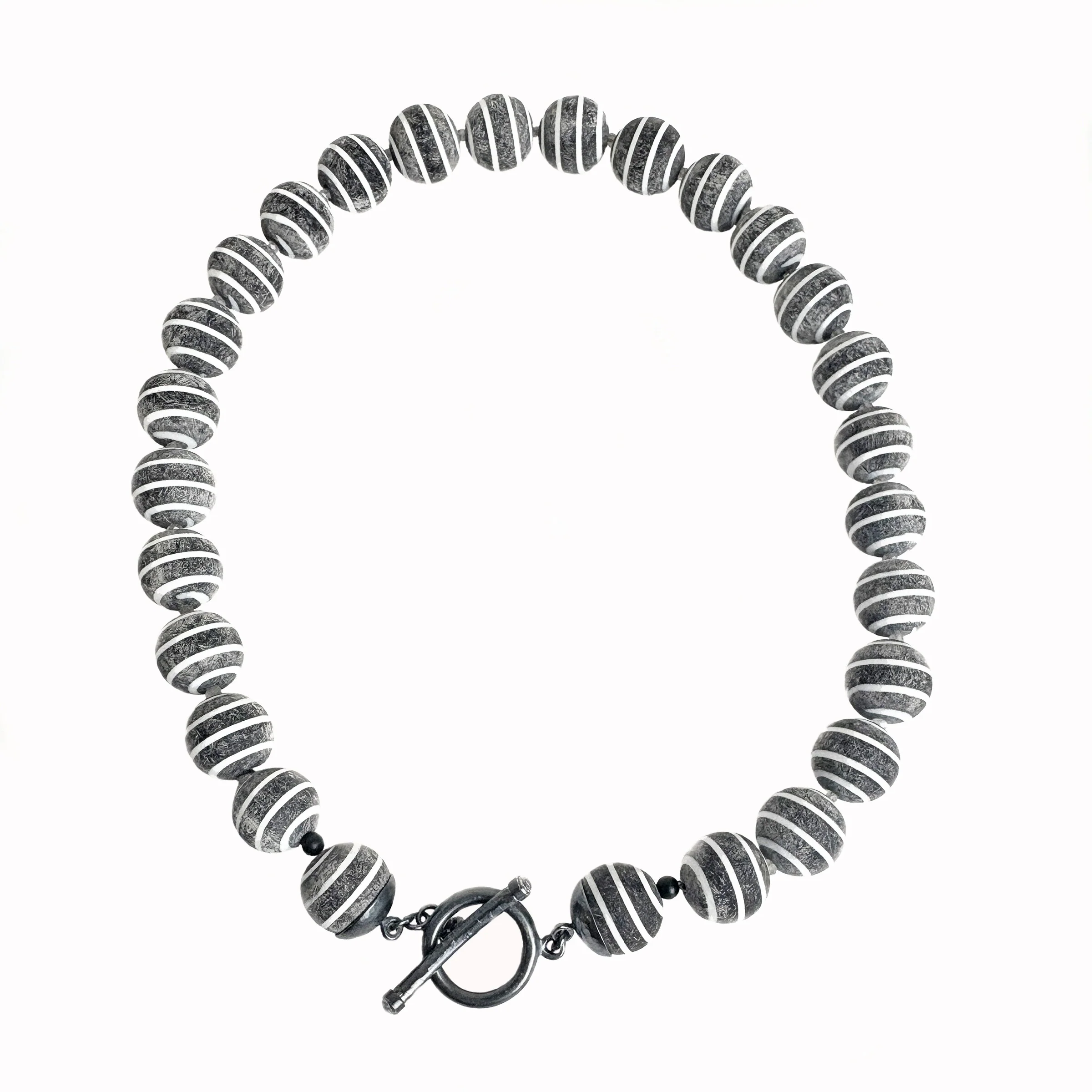 Buffalo Horn & Hematite Necklace - Image 3