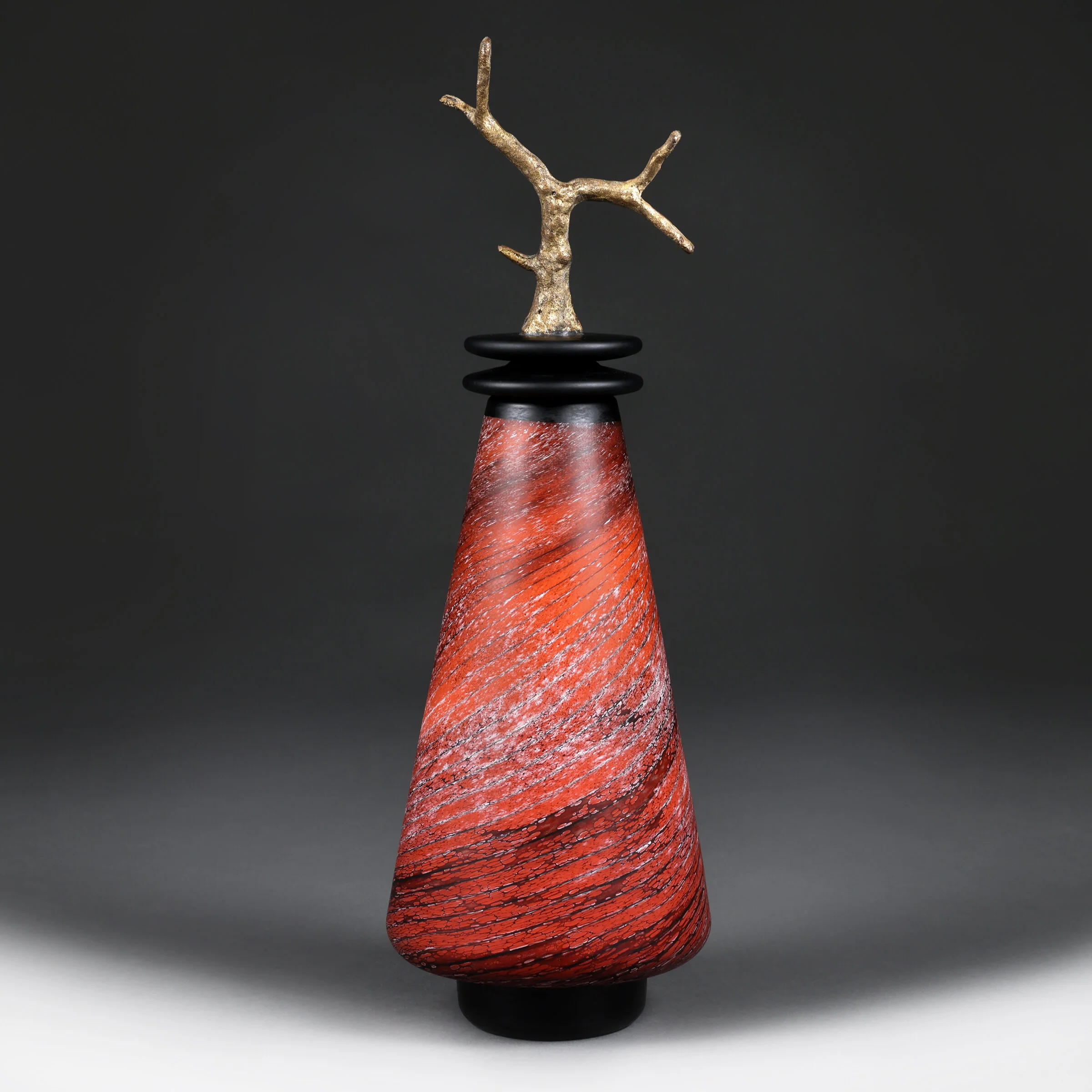 Buoyant Branch Crimson Tall Cone - Image 2