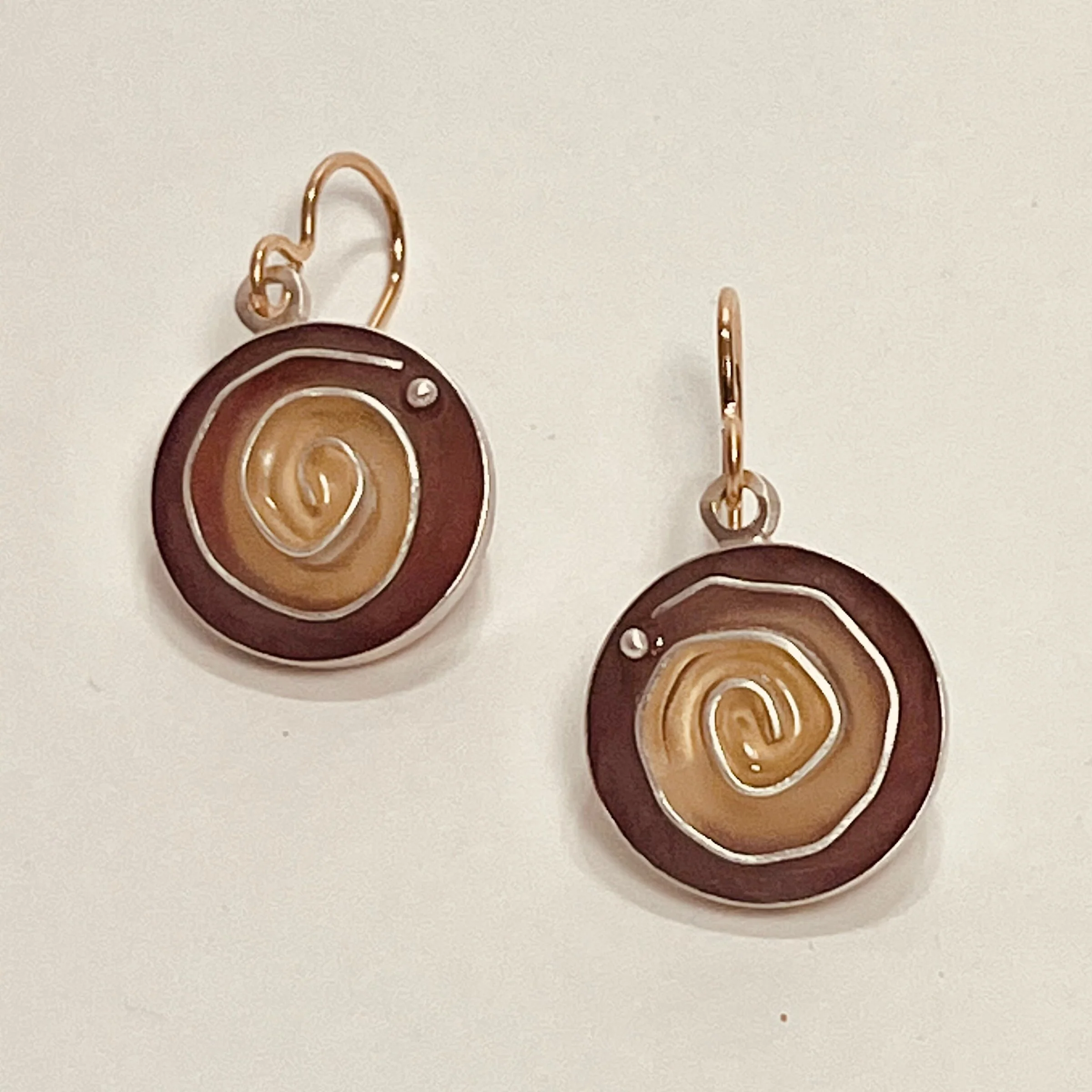 Carved Rose Earrings