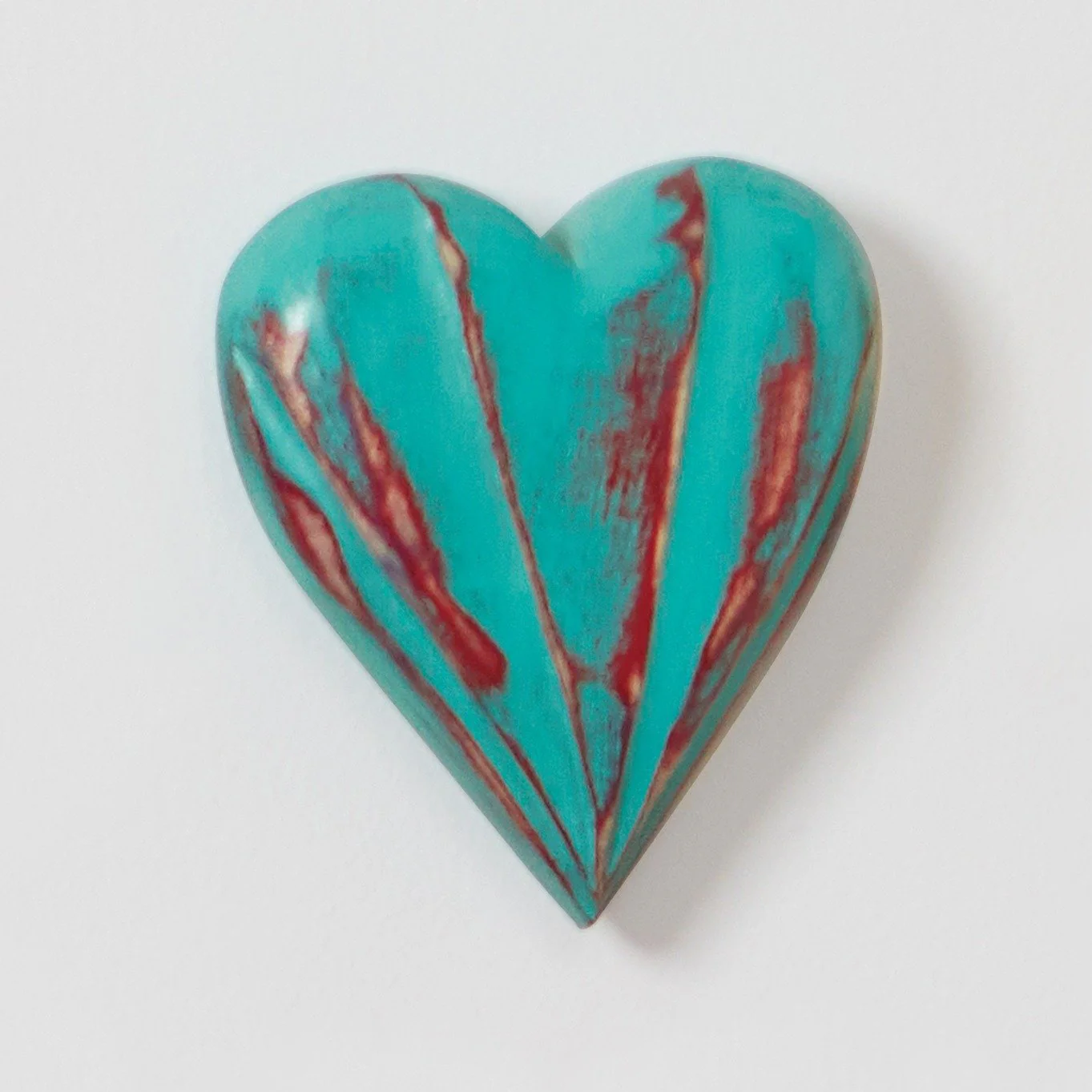 Carved Wood Heart - Image 4