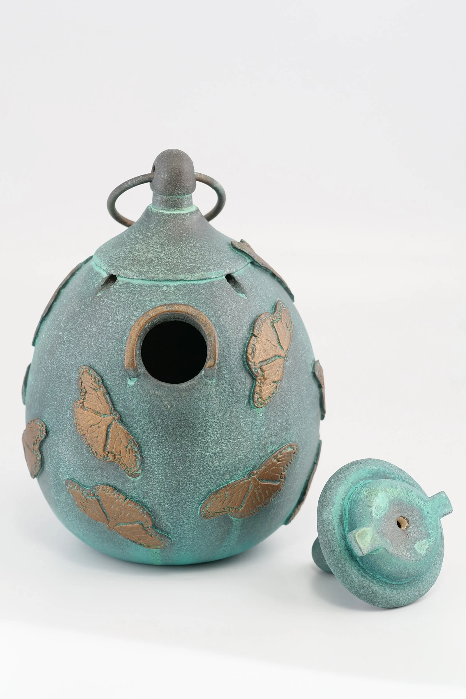 Monarch Verdigris Birdhouse - Image 3