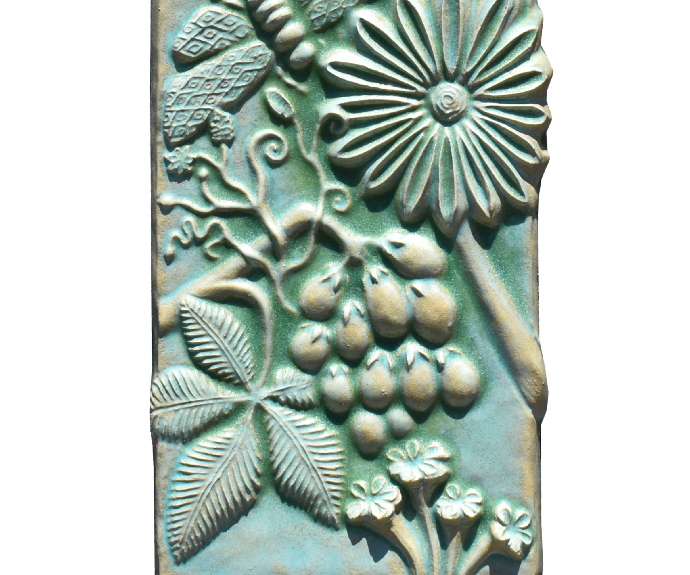 Botanical Tile in Patina Green - Image 6