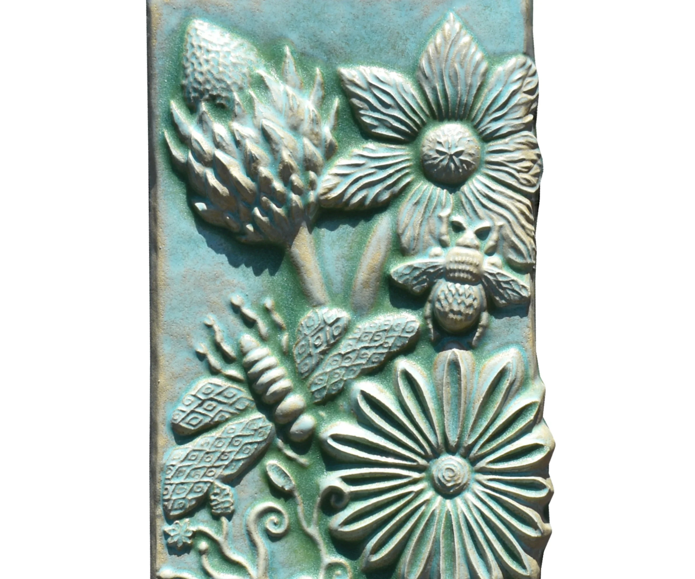 Botanical Tile in Patina Green - Image 7