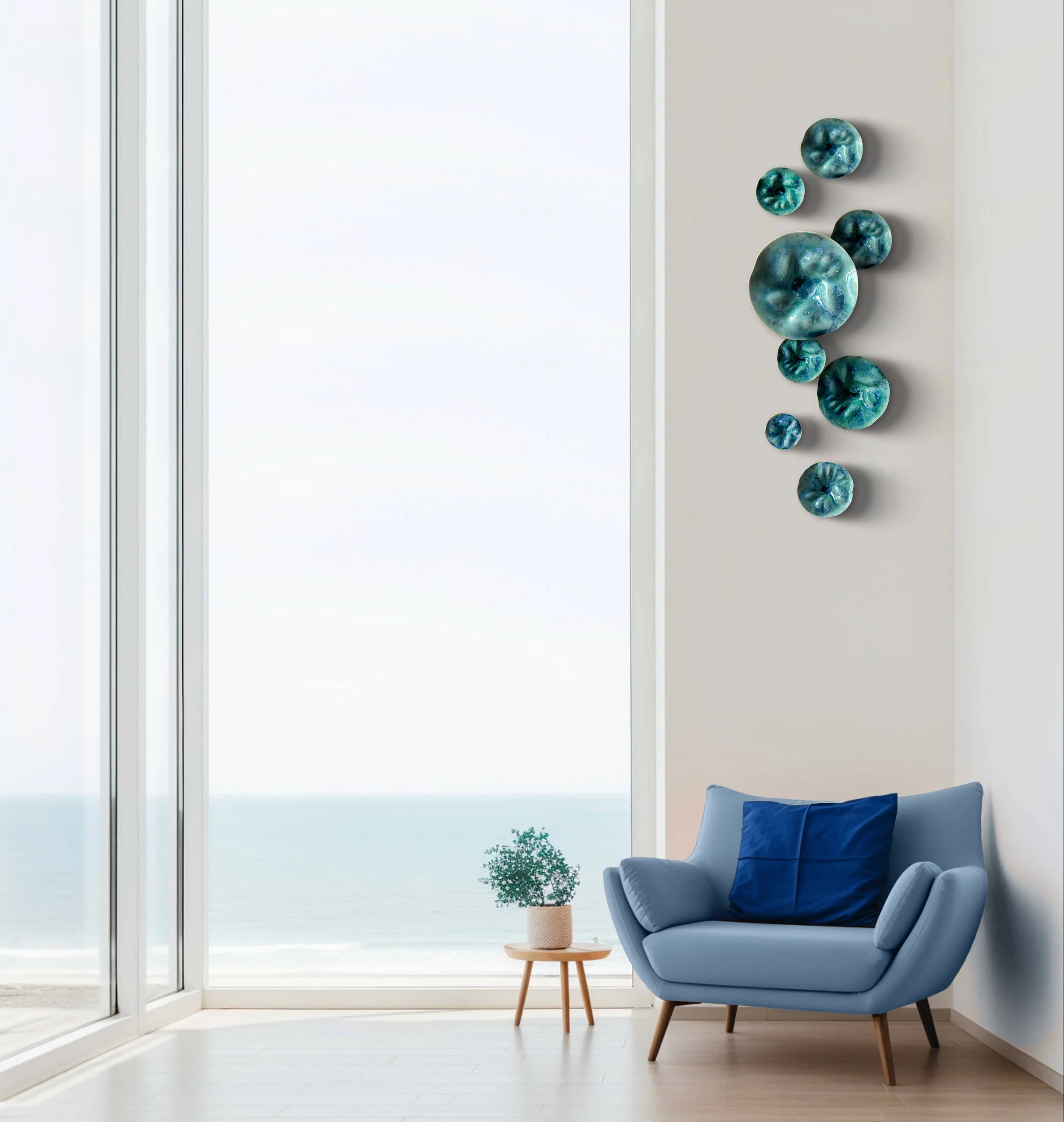Laguna Series in Aqua Green - Image 2