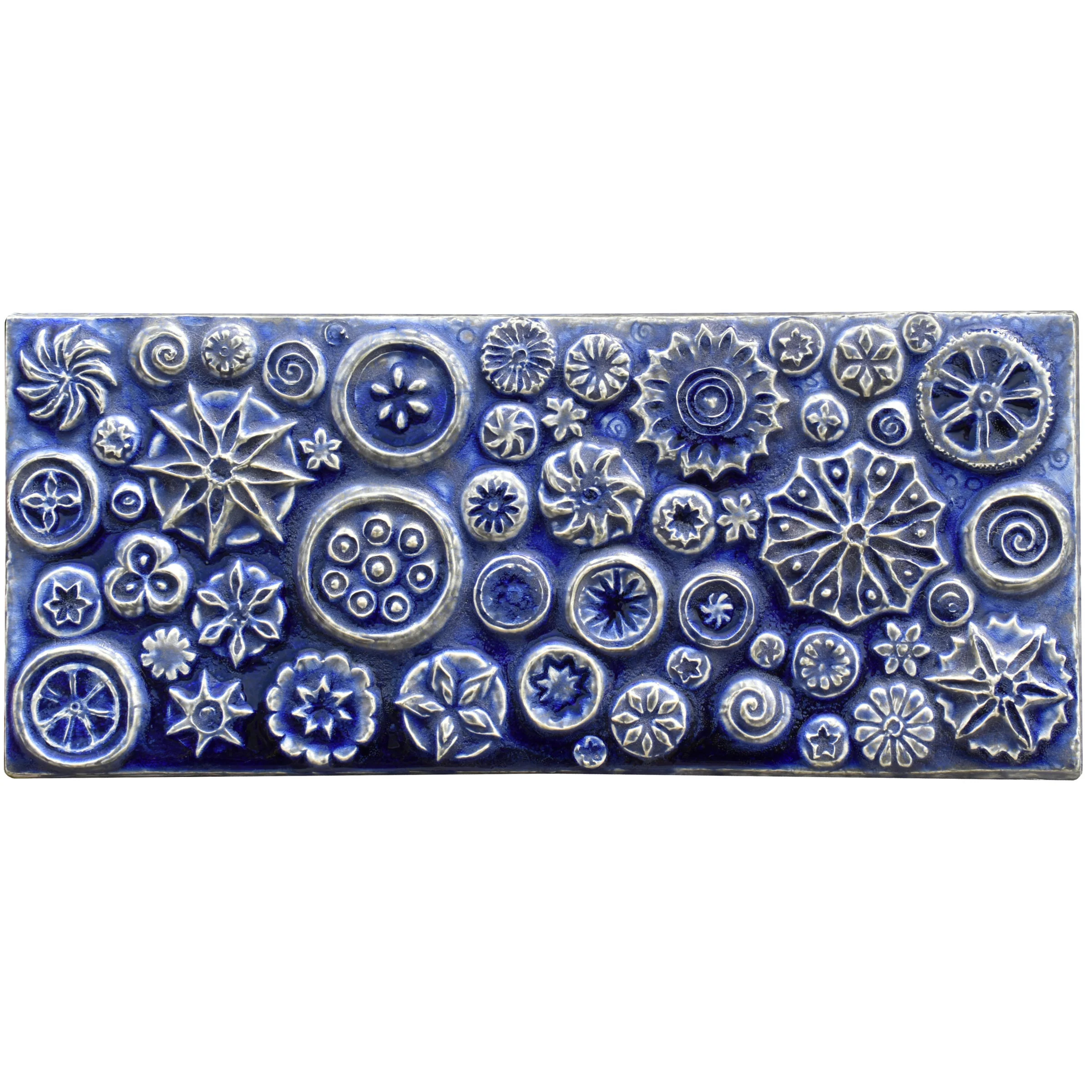 Mosaic of Circles Tile in Night Sky