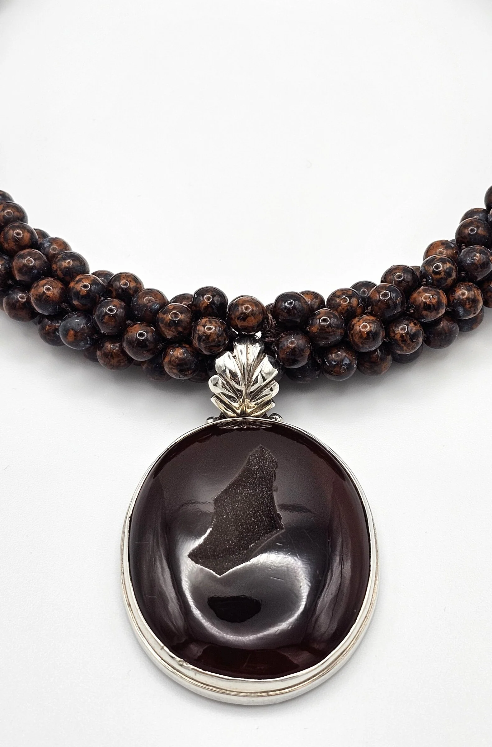 Chocolate Druzy Quartz Choker - Image 3