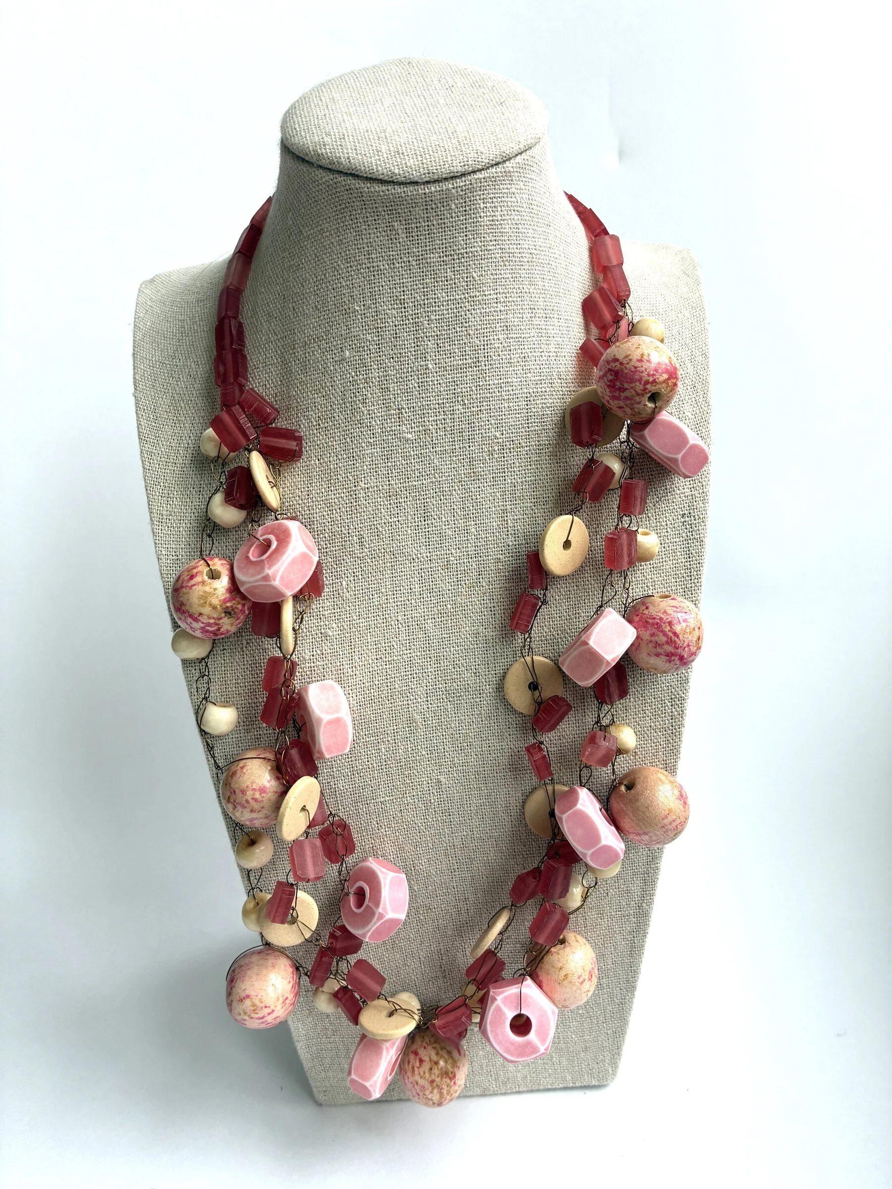 Chunky Pink Necklace - Image 2