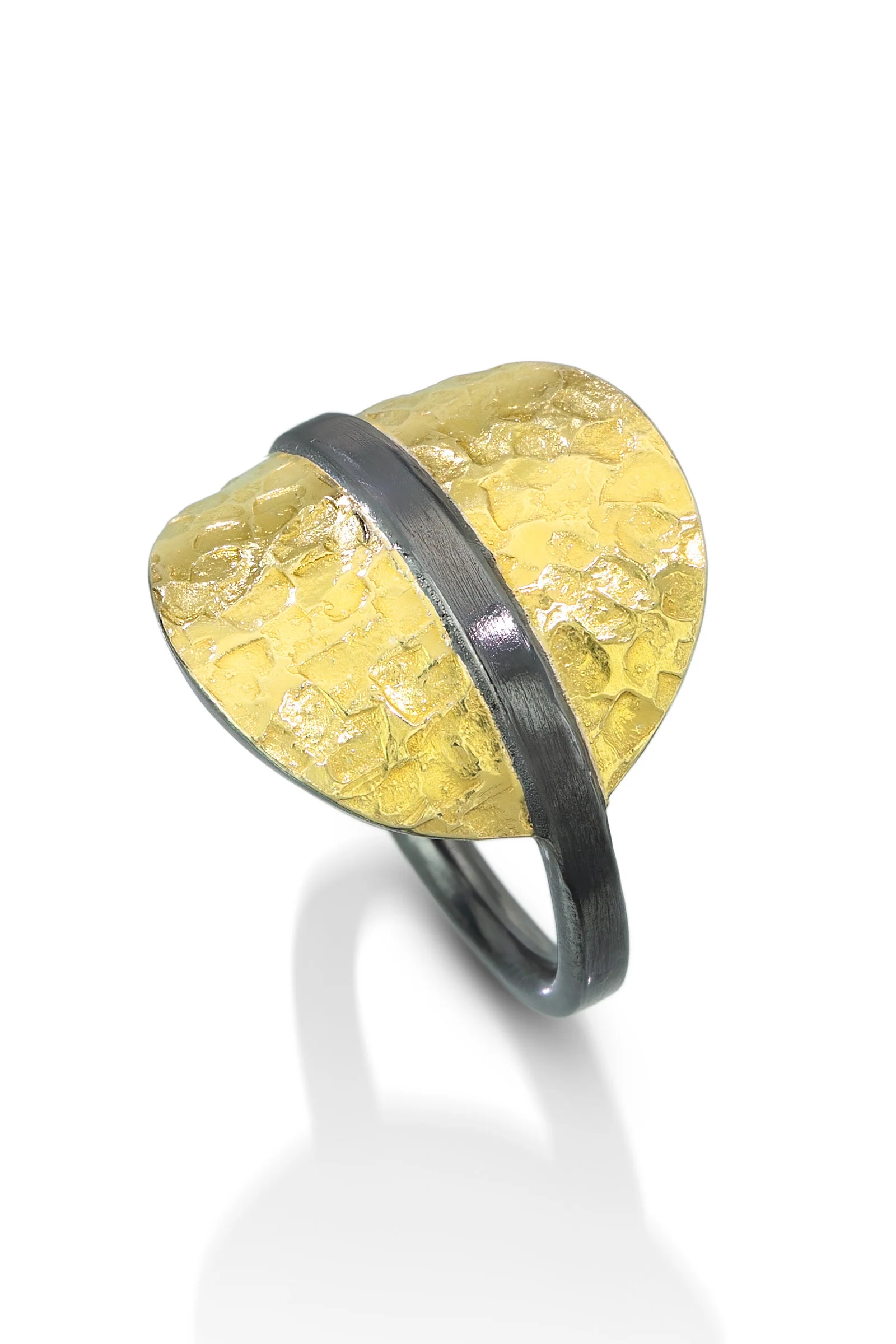 Bimetal Cigar Band Rings - Image 2
