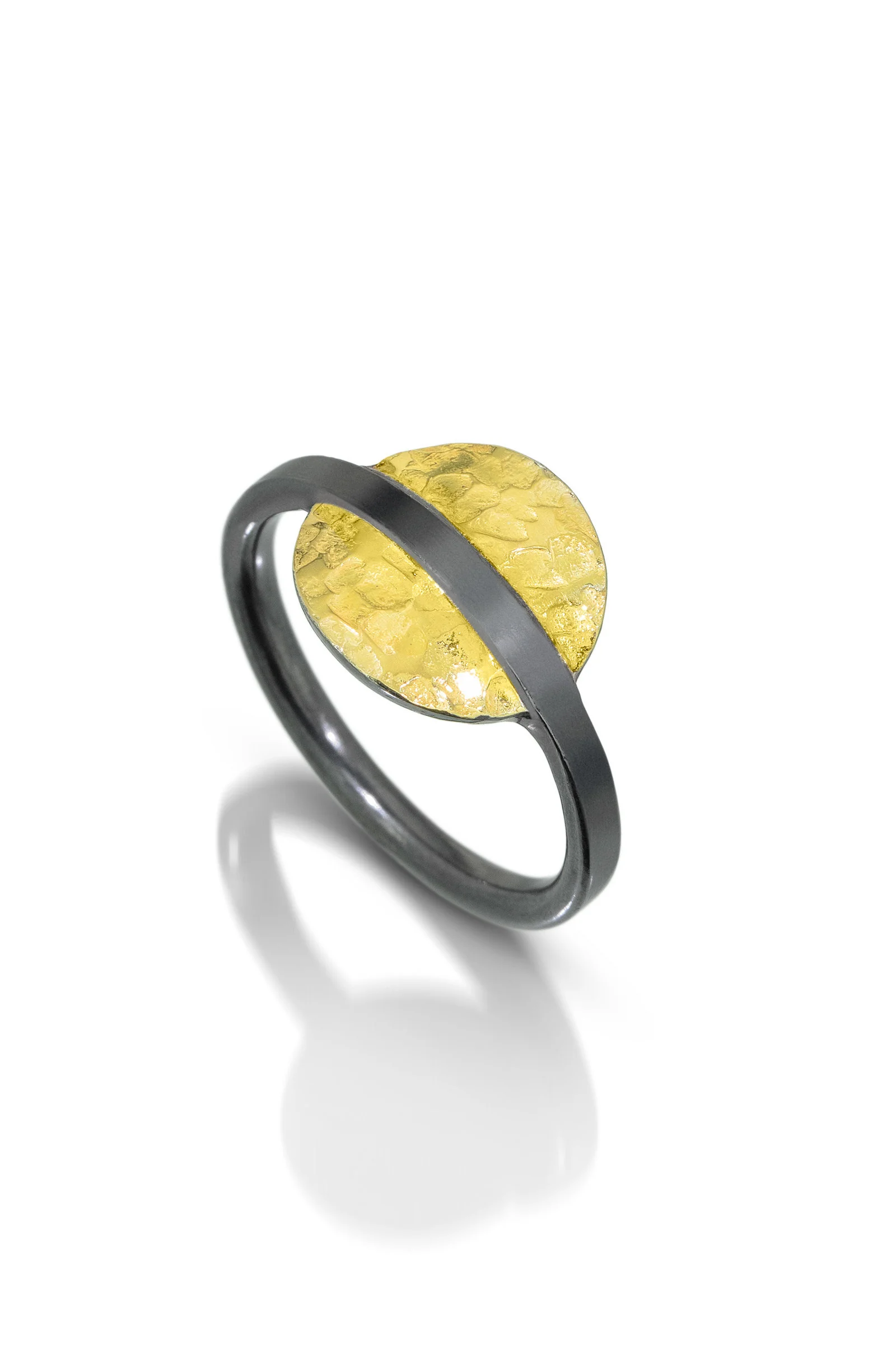 Bimetal Cigar Band Rings - Image 3