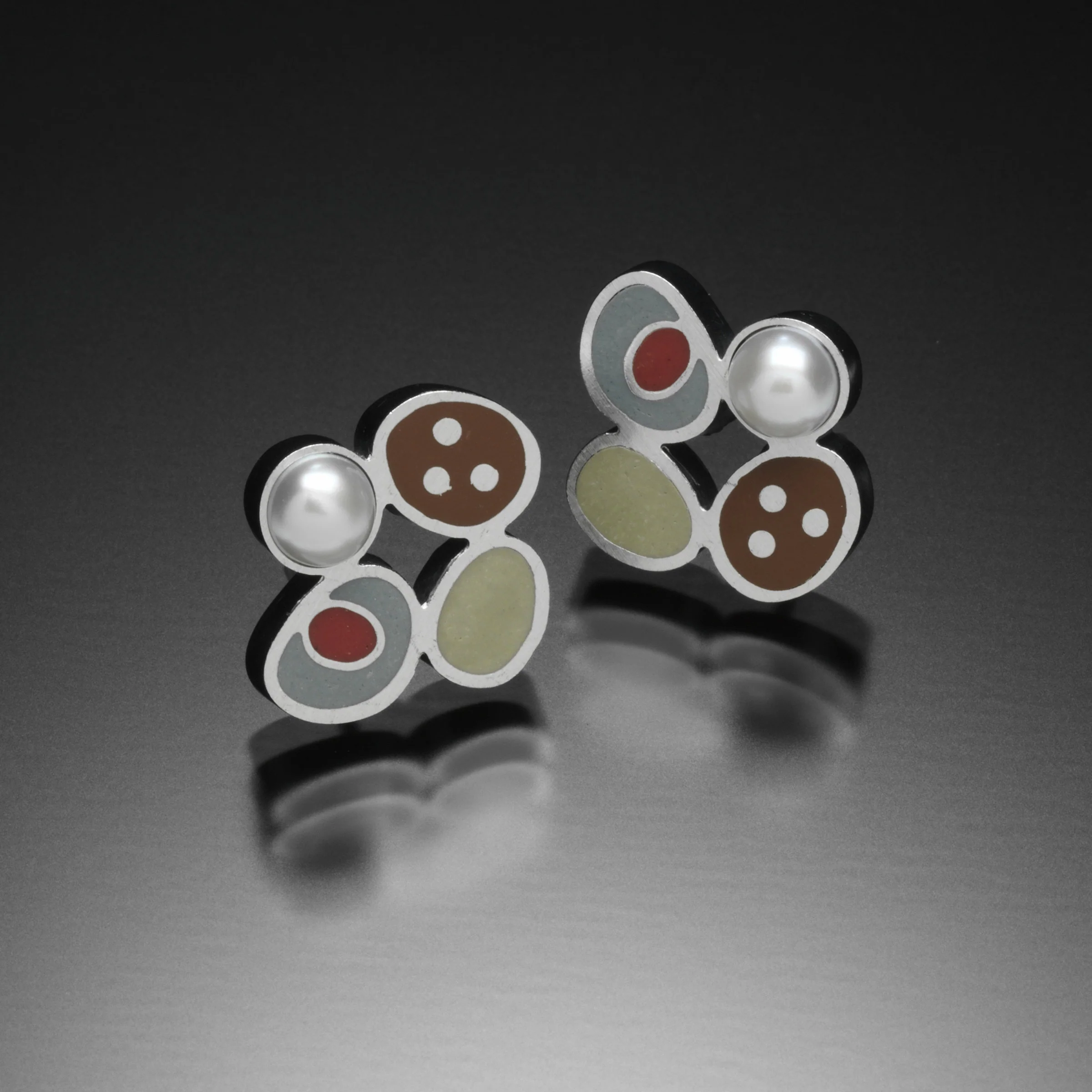 Clover Earrings - Cool Tone