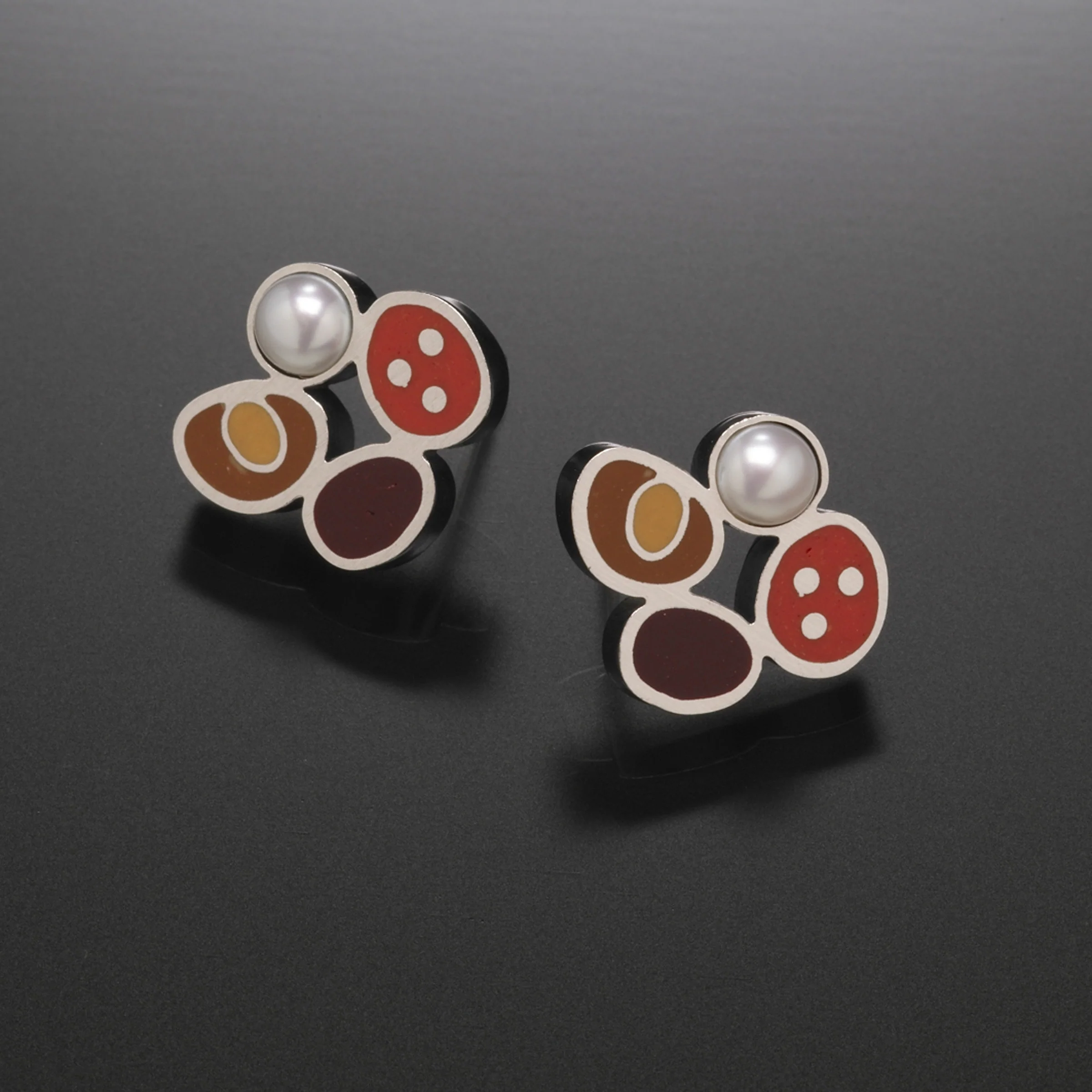 Clover Earrings - Warm Tone
