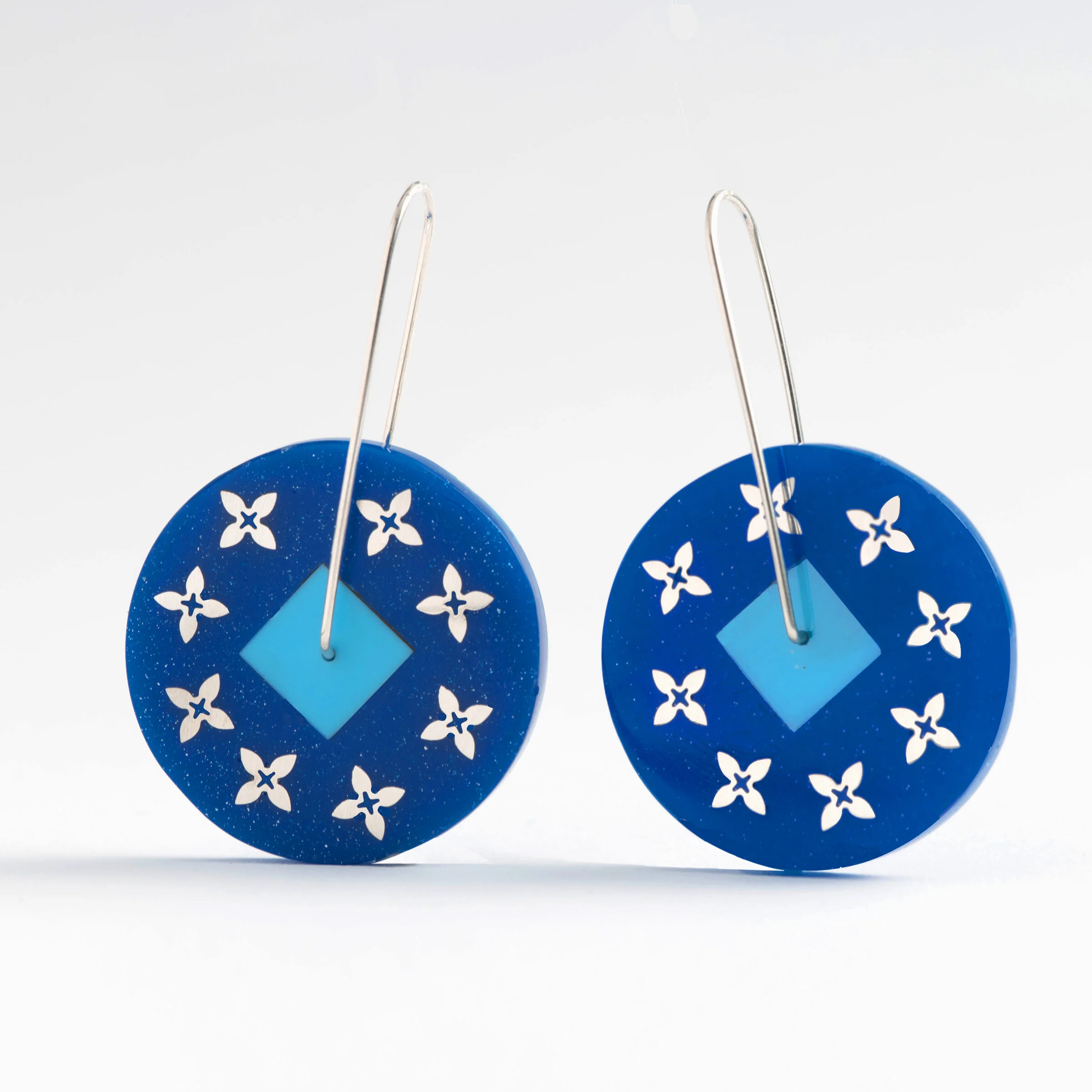 Clover Pinwheel Earrings - Image 2