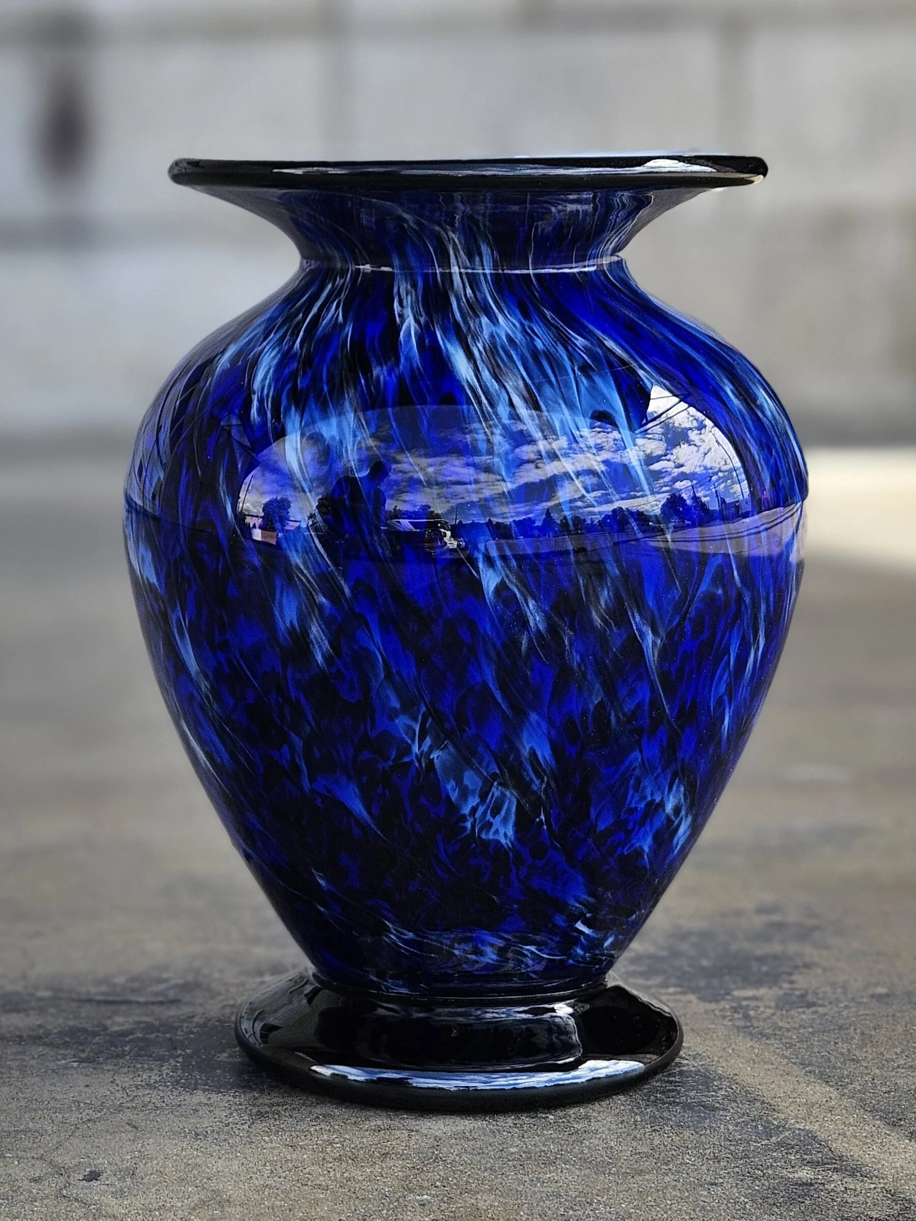 Cobalt Blue Vase - Image 2