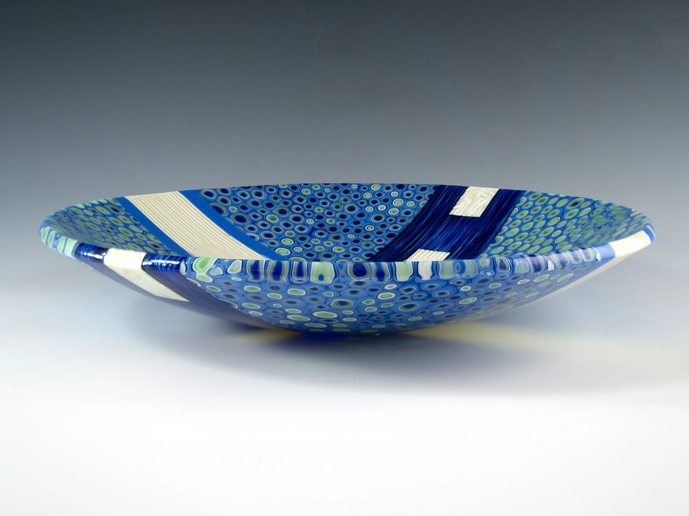 Cobalt Mint Murrini Bowl - Image 2