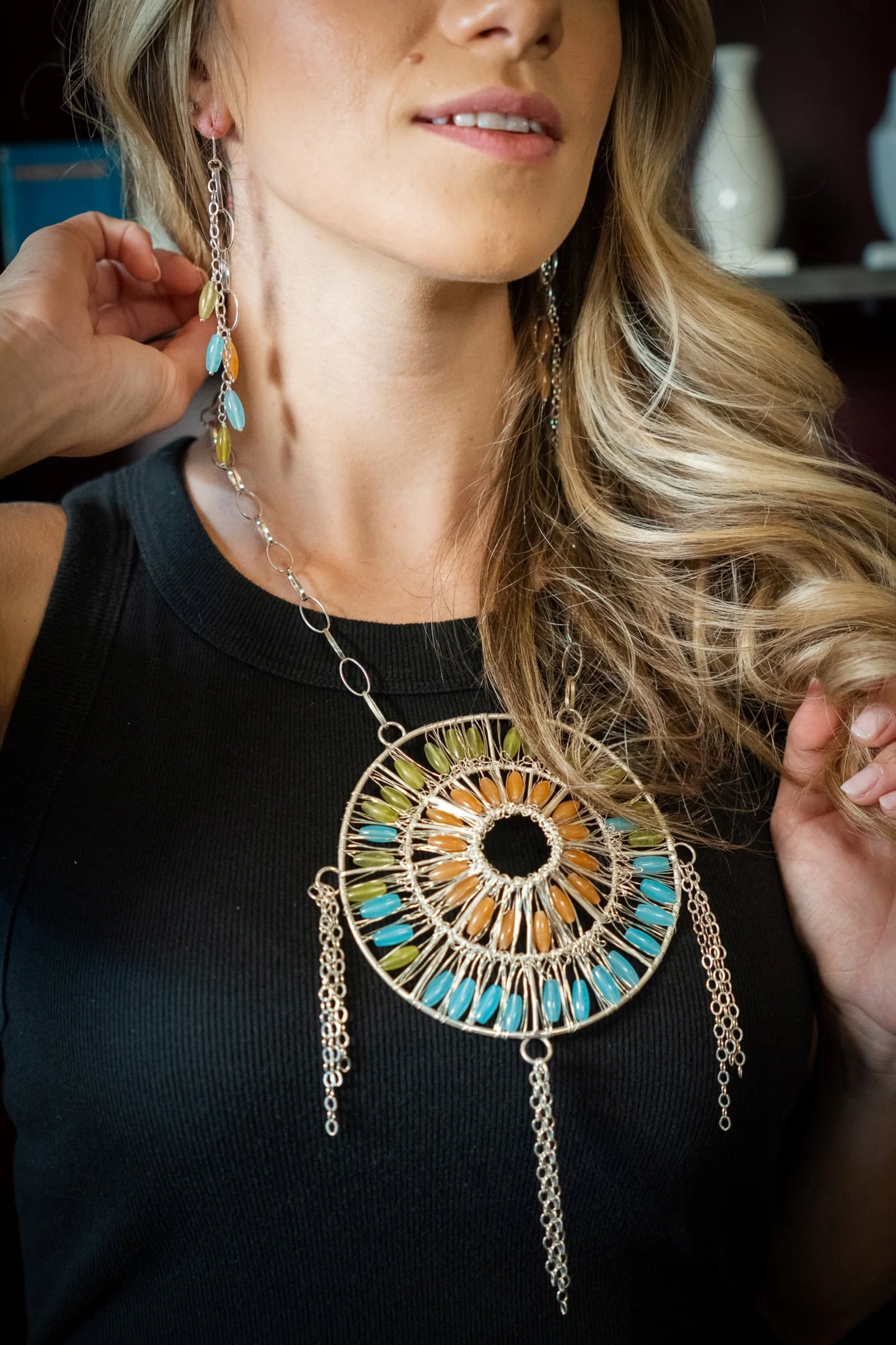 Concentric Circles Necklace - Image 2