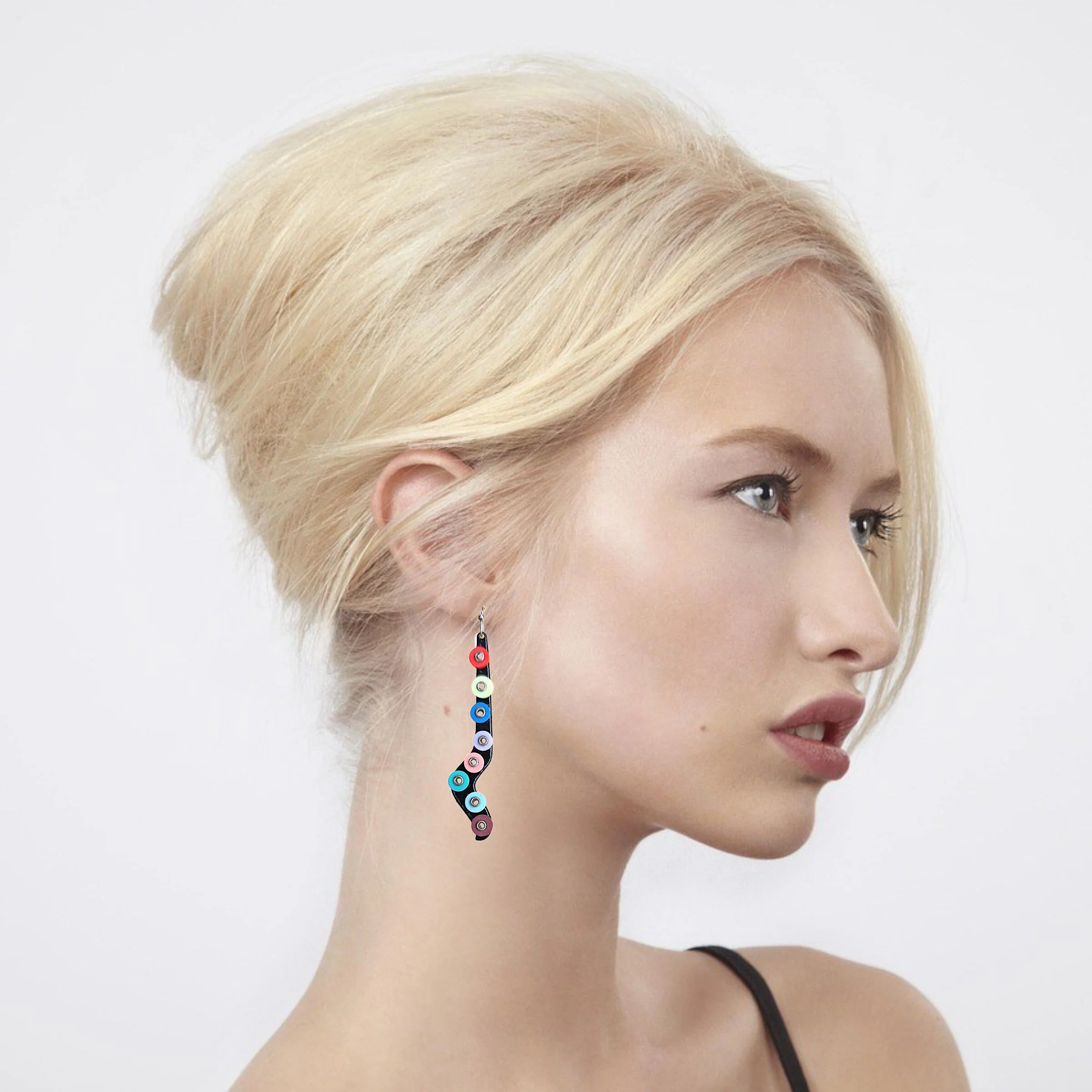 Confetti Squiggle Earrings - Image 2