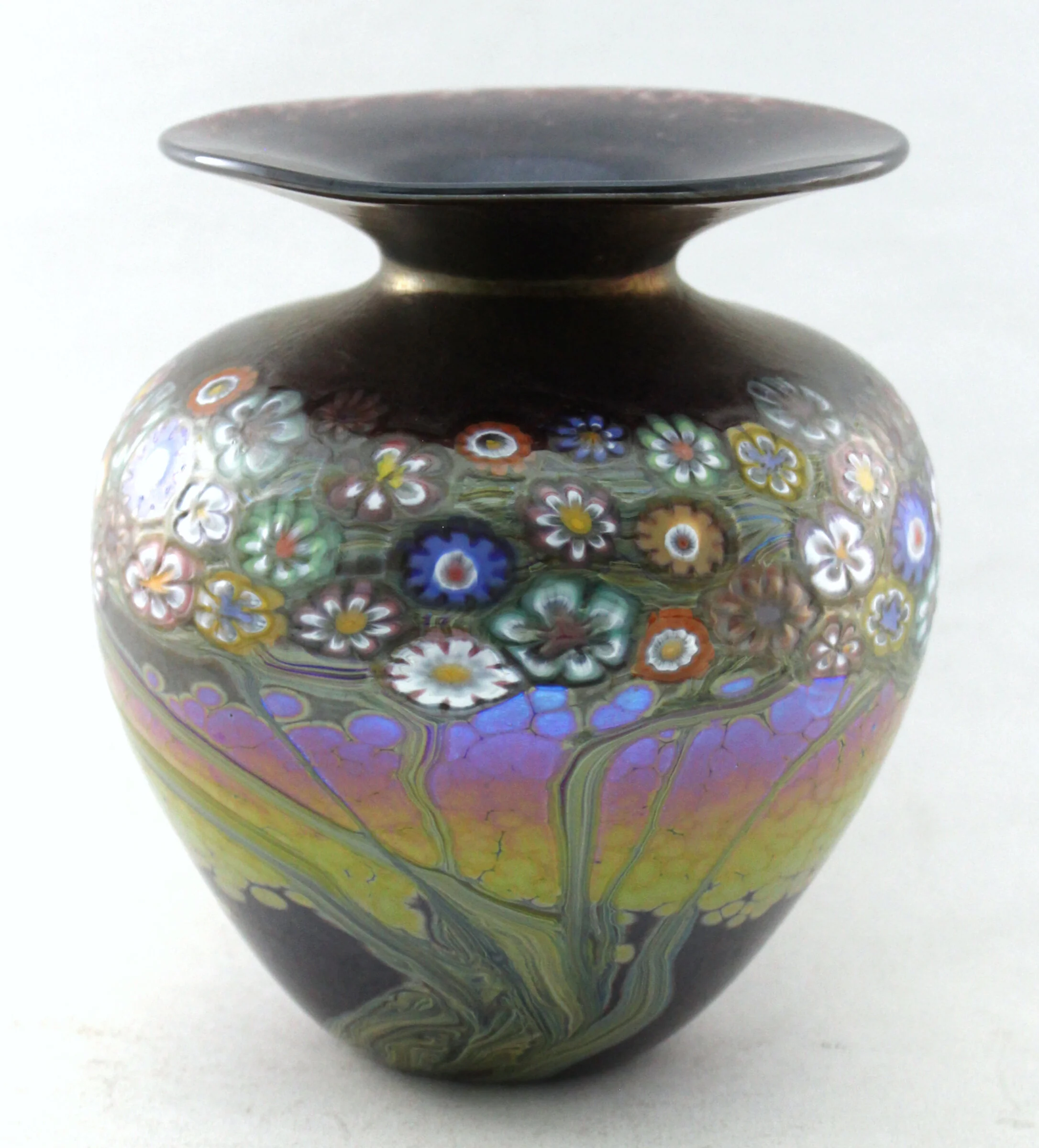 Copper Ruby Vines Vase